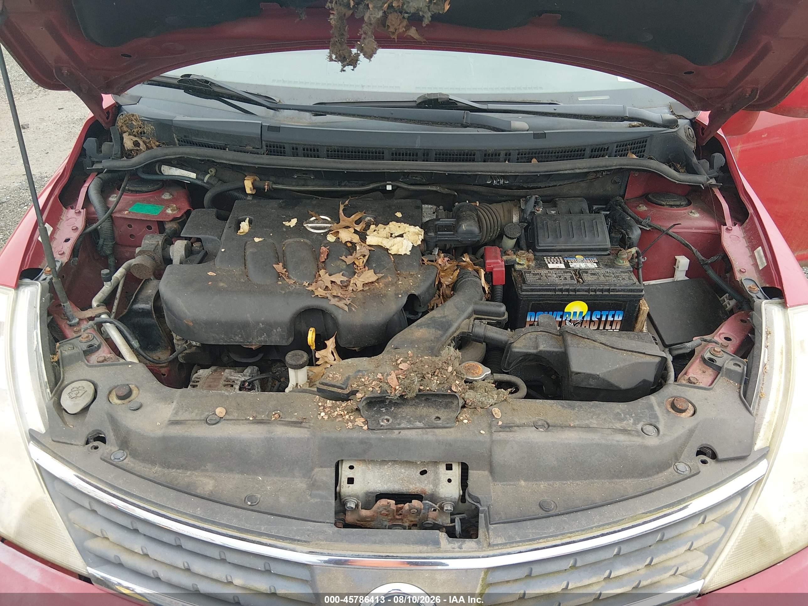 2007 Nissan Versa 1.8s Red vin: 3N1BC13E67L379695