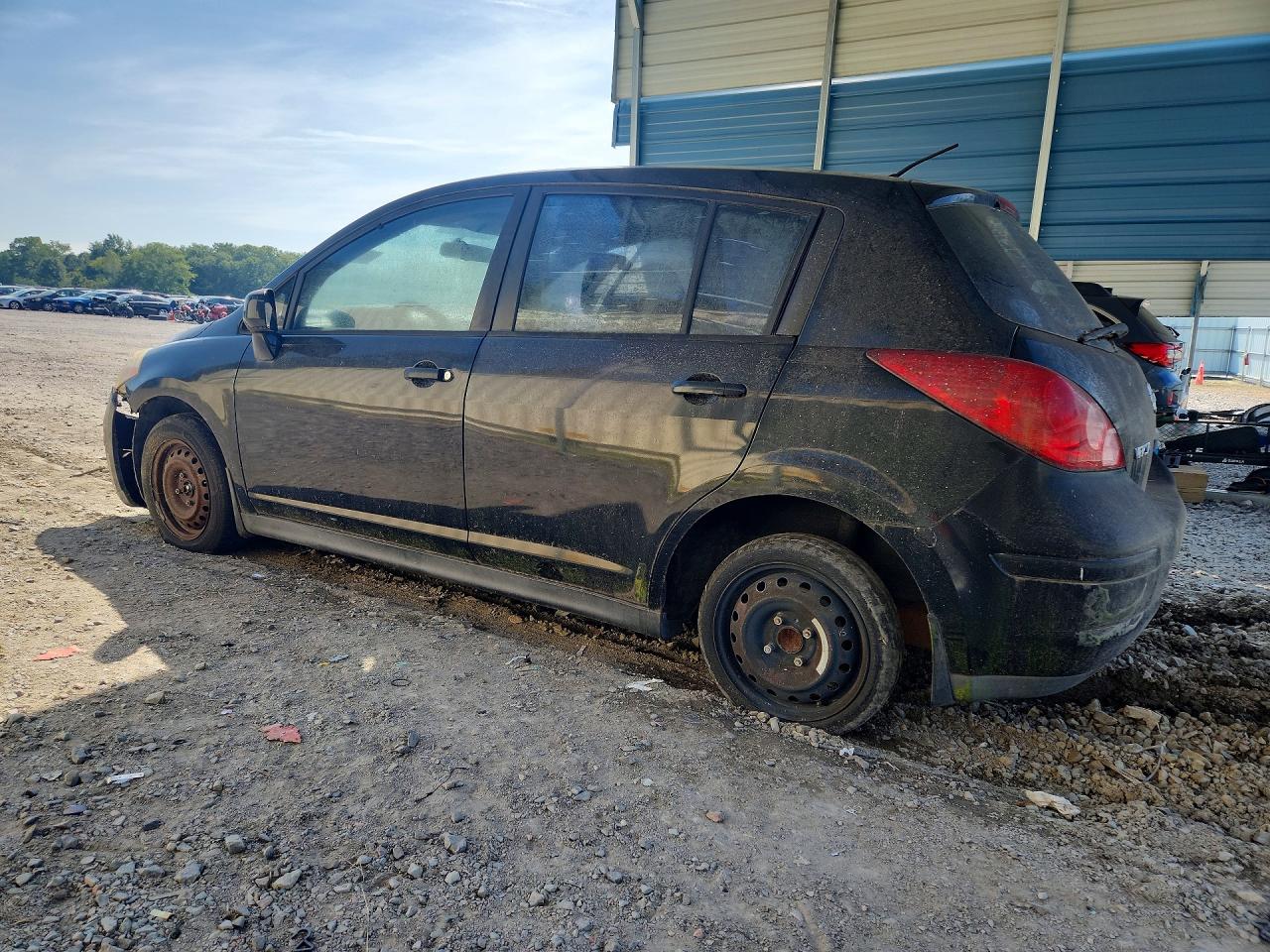 2007 Nissan Versa 1.8 S Black vin: 3N1BC13E67L382032