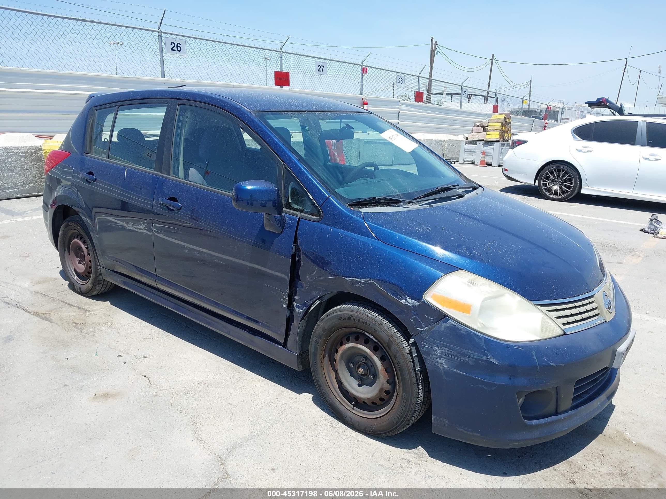 2008 Nissan Versa 1.8s Blue vin: 3N1BC13E68L358783