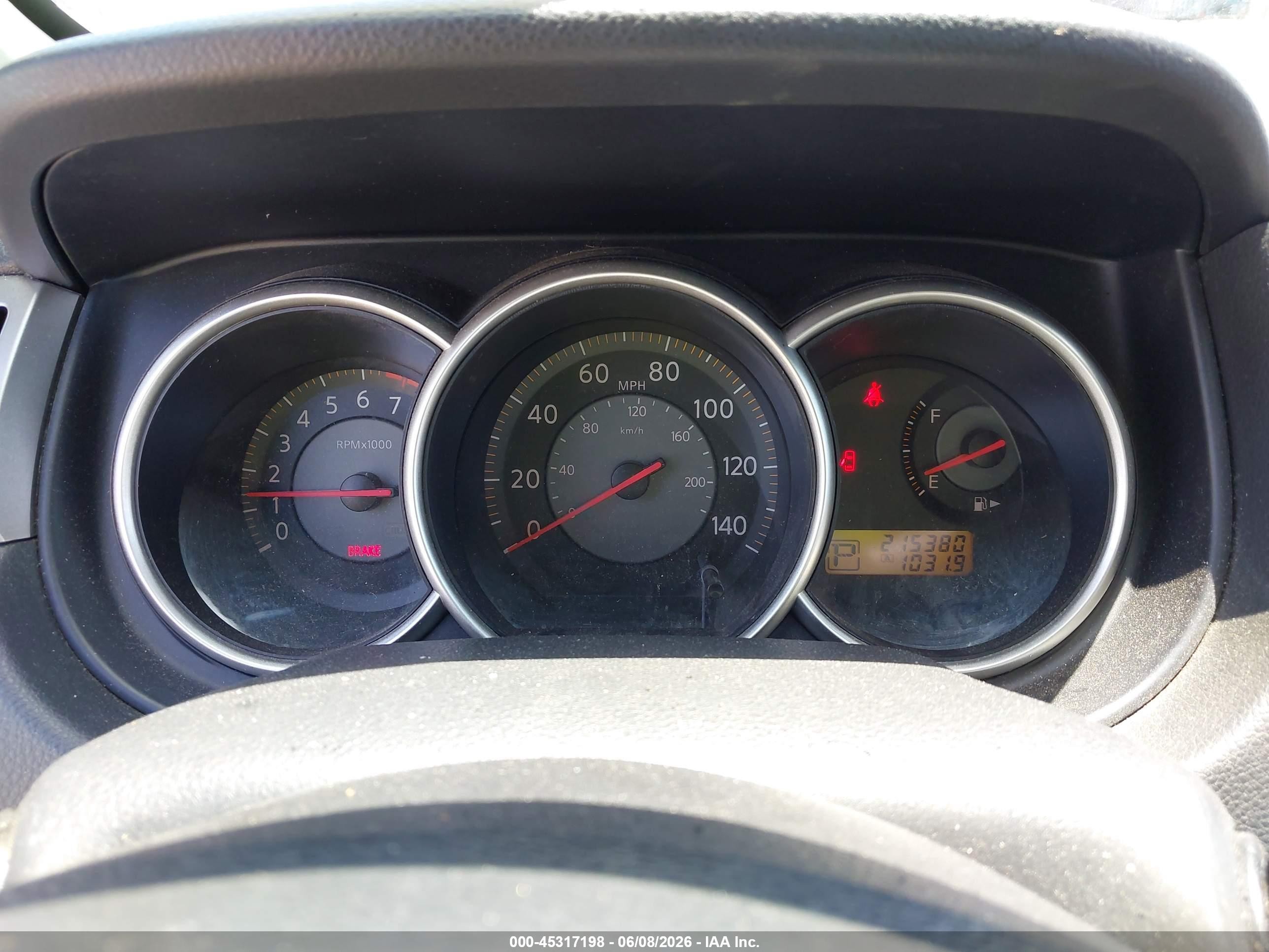 2008 Nissan Versa 1.8s Blue vin: 3N1BC13E68L358783