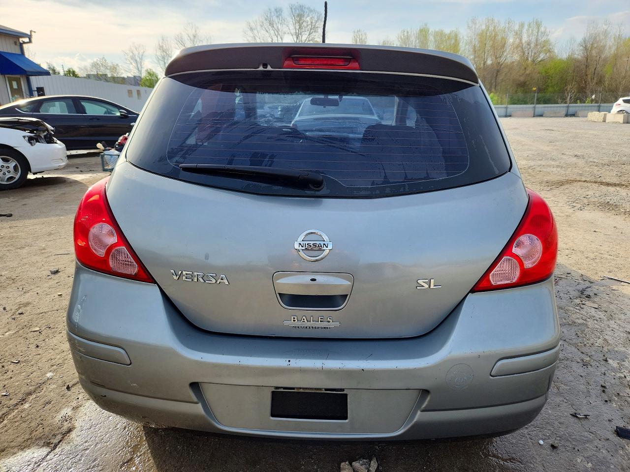2008 Nissan Versa 1.8 S Gray vin: 3N1BC13E68L362509