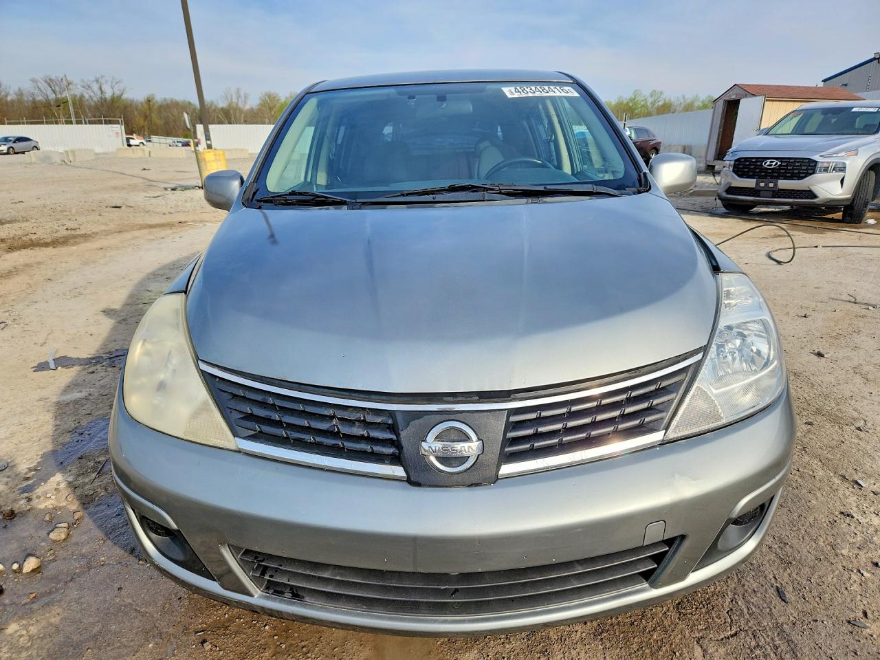 2008 Nissan Versa 1.8 S Gray vin: 3N1BC13E68L362509