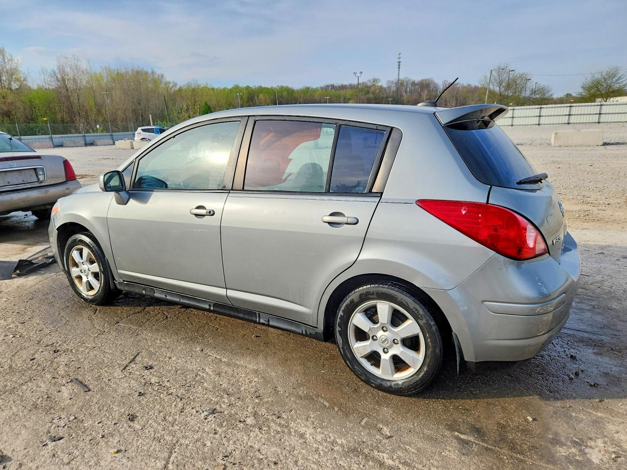 2008 Nissan Versa 1.8 S Gray vin: 3N1BC13E68L362509