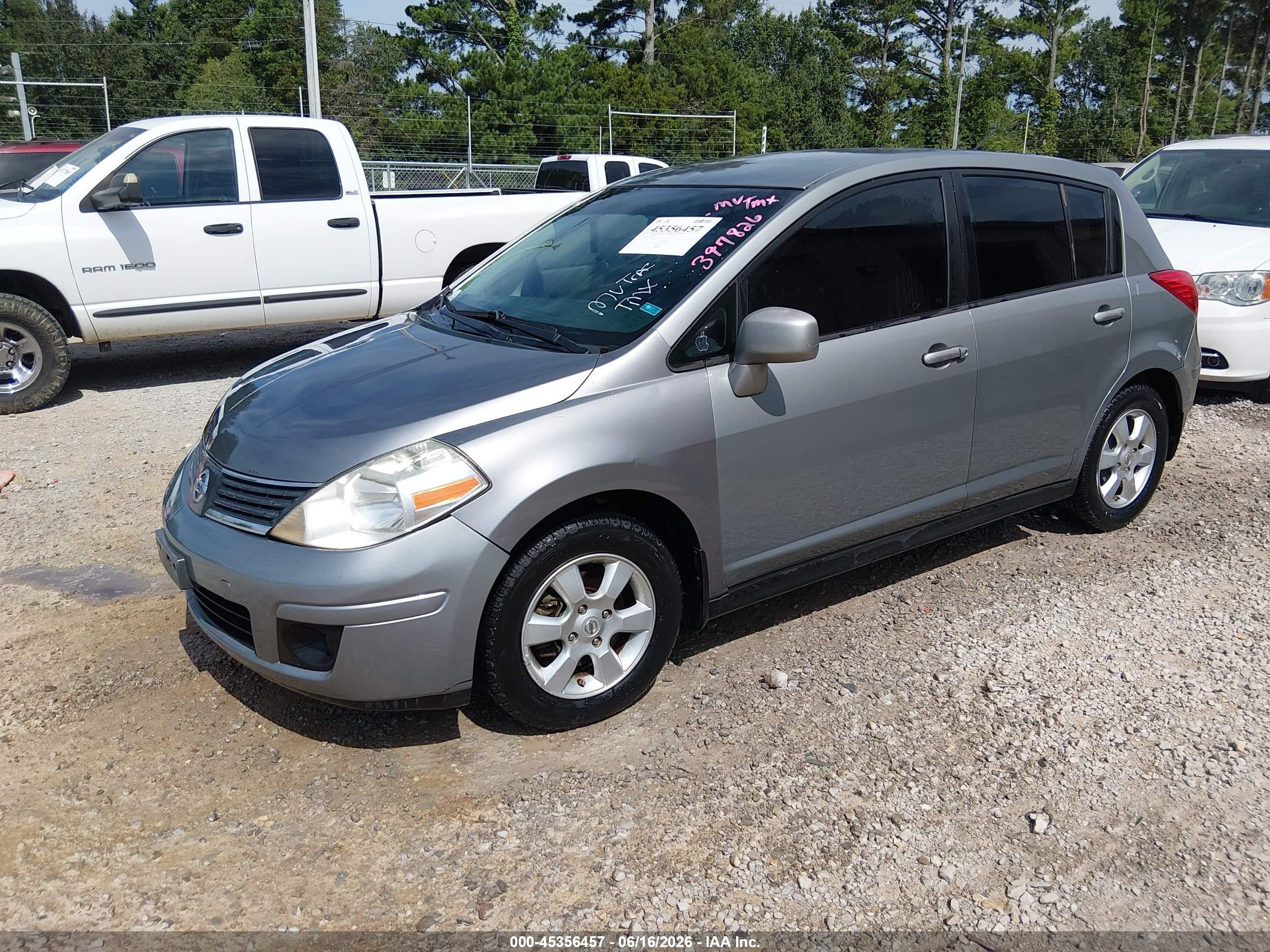 2008 Nissan Versa 1.8sl Gray vin: 3N1BC13E68L397826