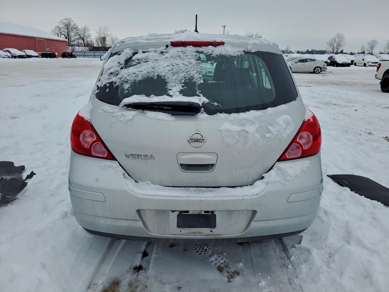 2008 Nissan Versa S Silver vin: 3N1BC13E68L401261