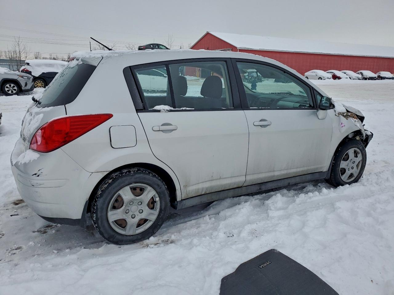 2008 Nissan Versa S Silver vin: 3N1BC13E68L401261