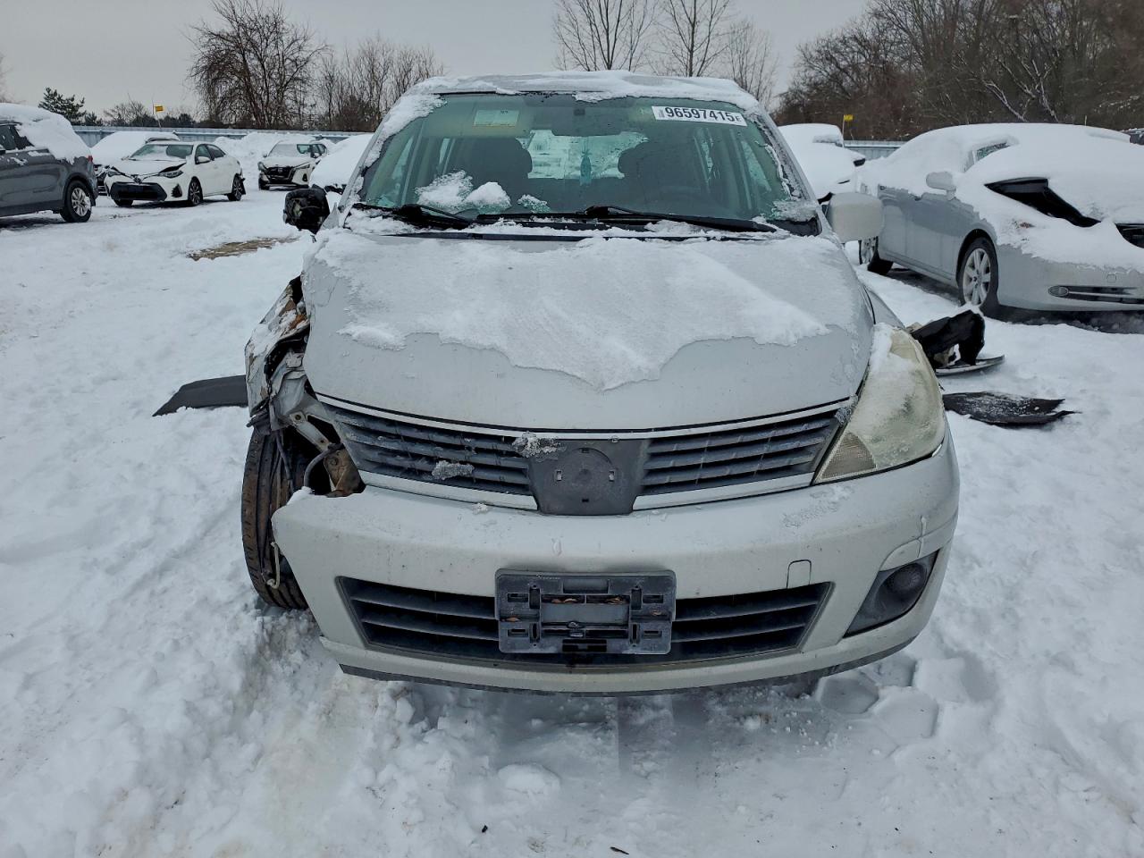 2008 Nissan Versa S Silver vin: 3N1BC13E68L401261