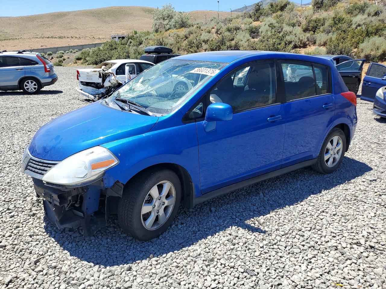 2008 Nissan Versa 1.8 S Blue vin: 3N1BC13E68L413510