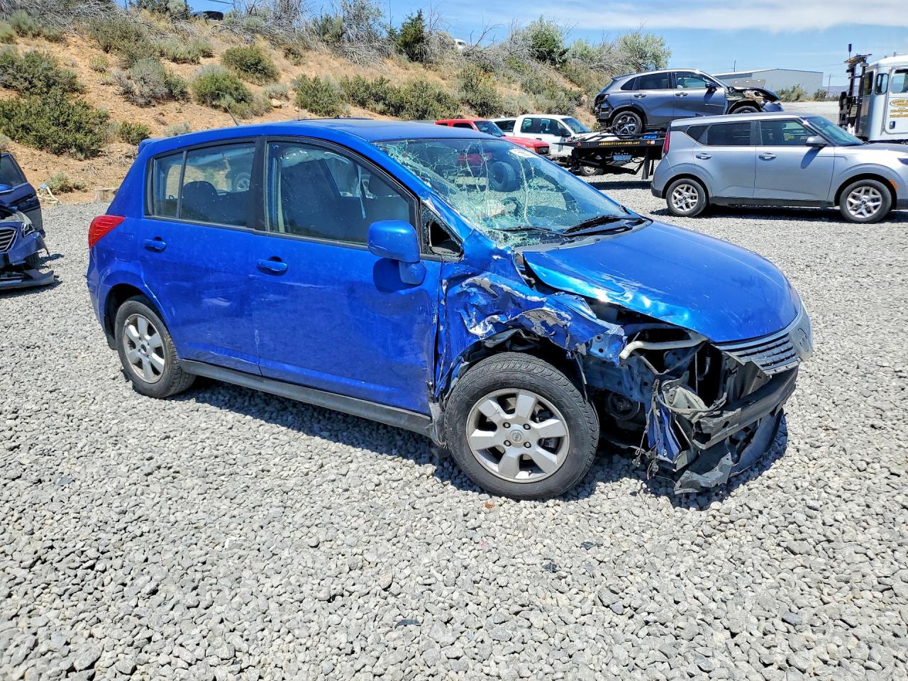 2008 Nissan Versa 1.8 S Blue vin: 3N1BC13E68L413510
