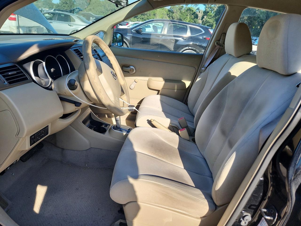 2008 Nissan Versa S Black vin: 3N1BC13E68L424104
