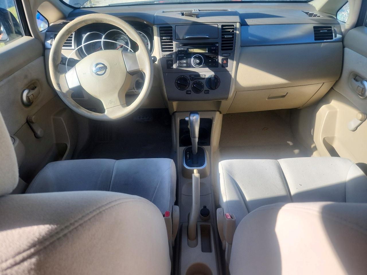 2008 Nissan Versa S Black vin: 3N1BC13E68L424104