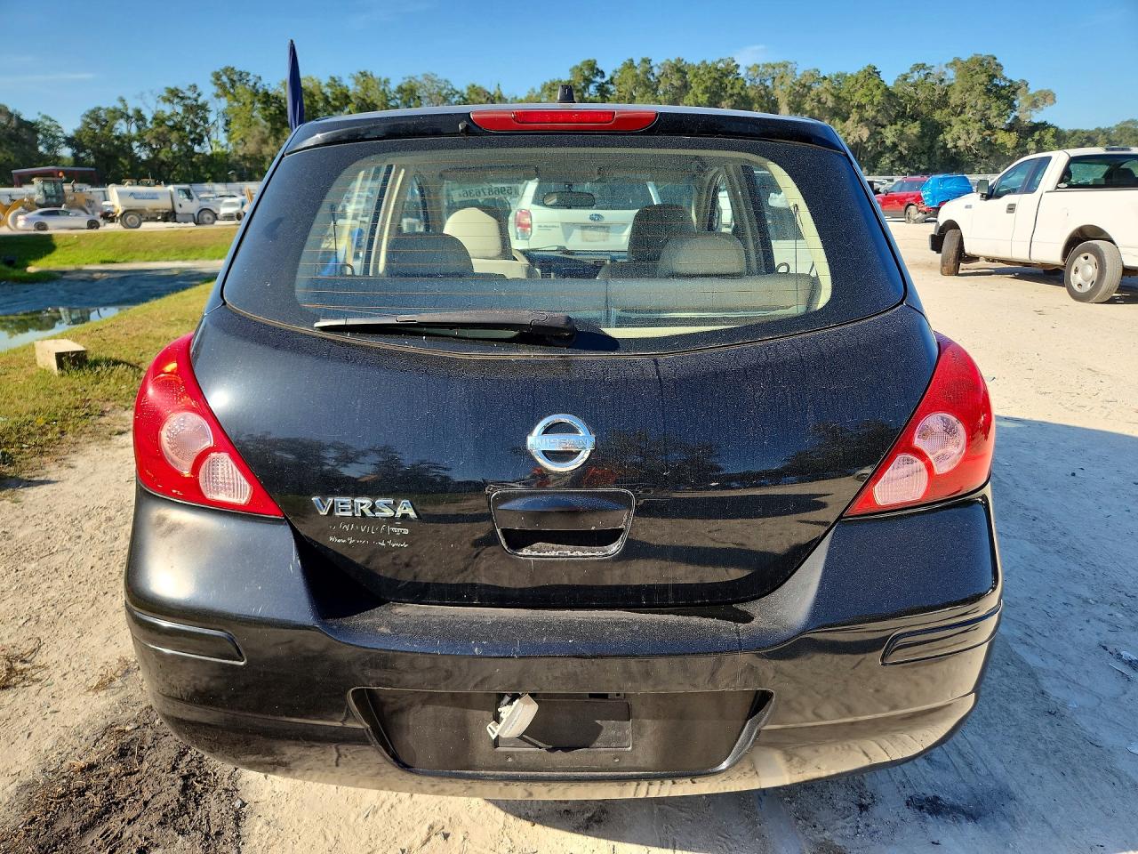 2008 Nissan Versa S Black vin: 3N1BC13E68L424104