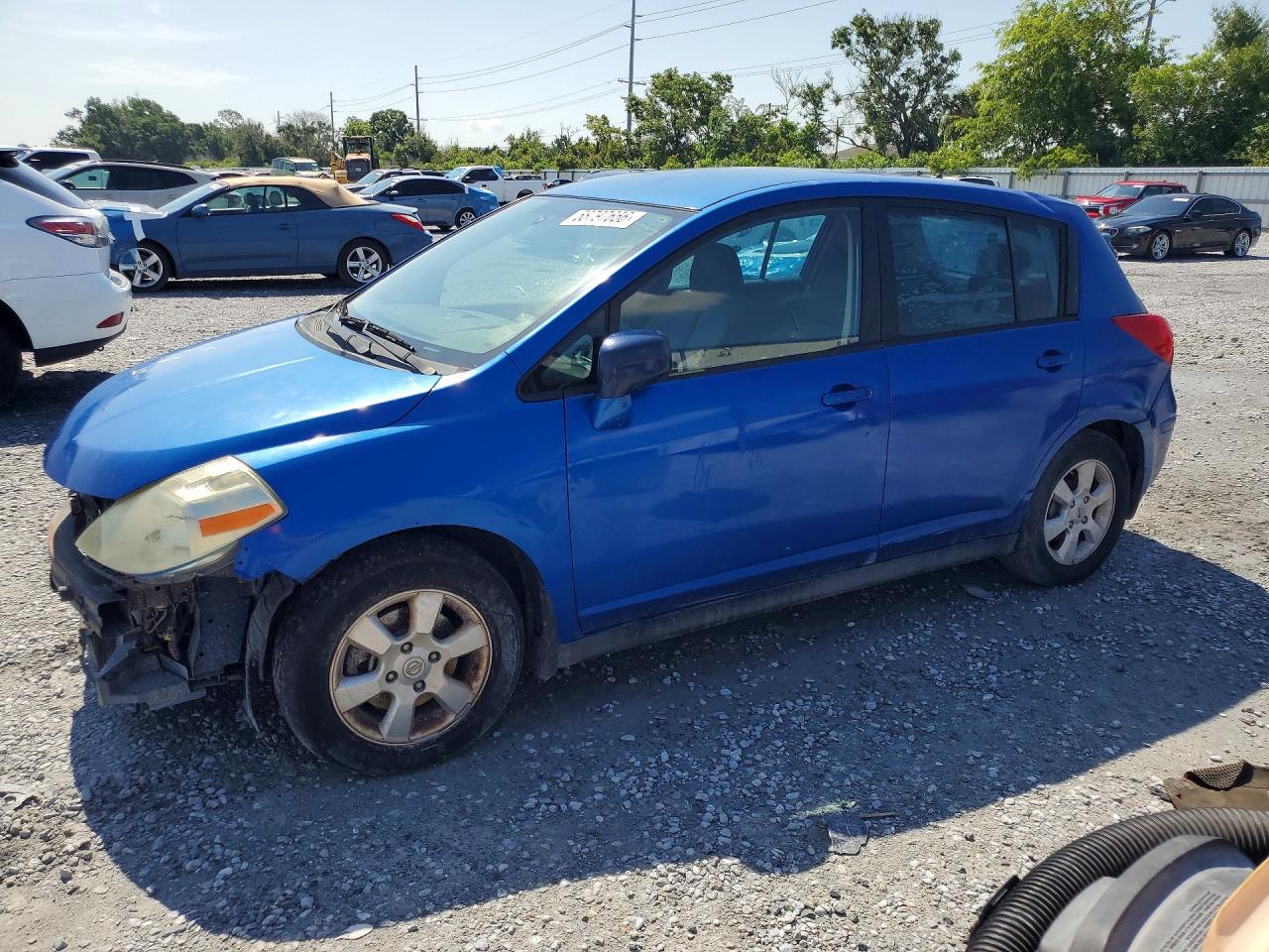 2008 Nissan Versa S Blue vin: 3N1BC13E68L425348