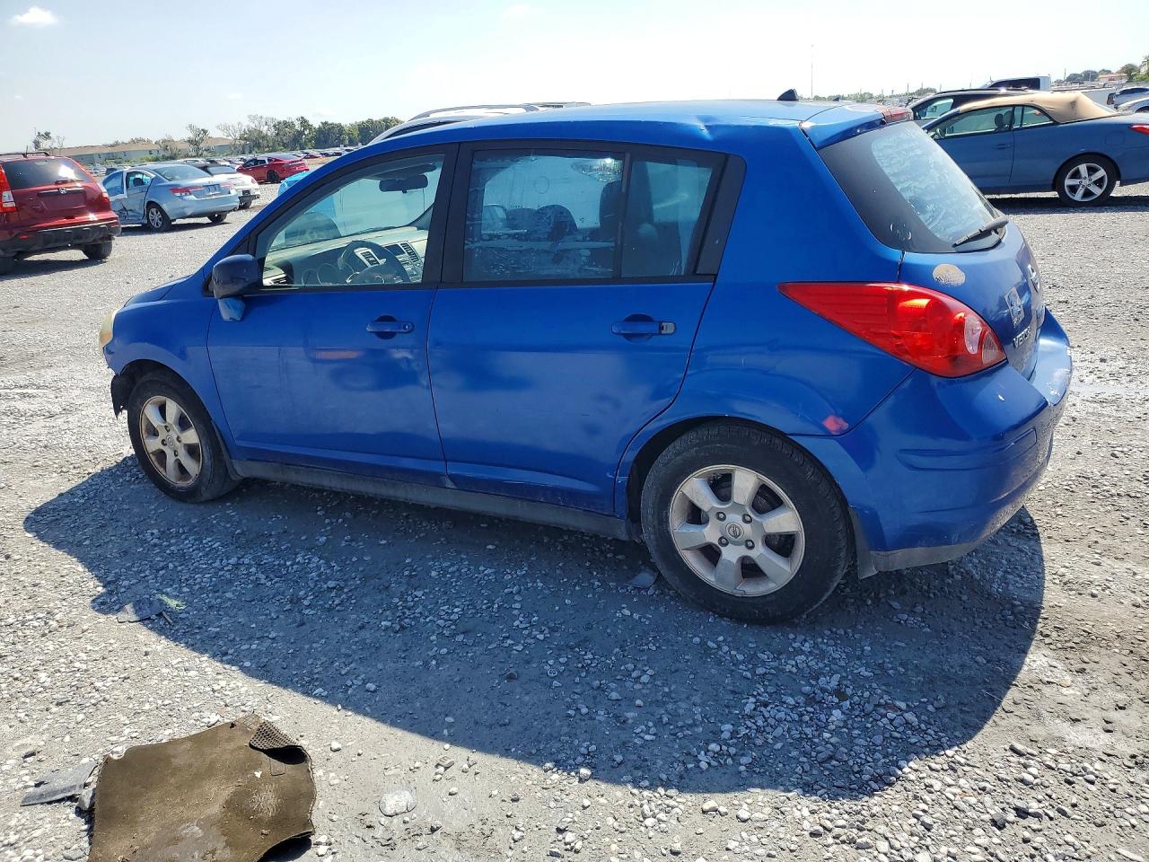 2008 Nissan Versa S Blue vin: 3N1BC13E68L425348