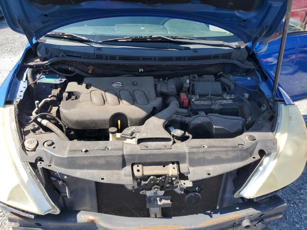 2008 Nissan Versa S Blue vin: 3N1BC13E68L425348