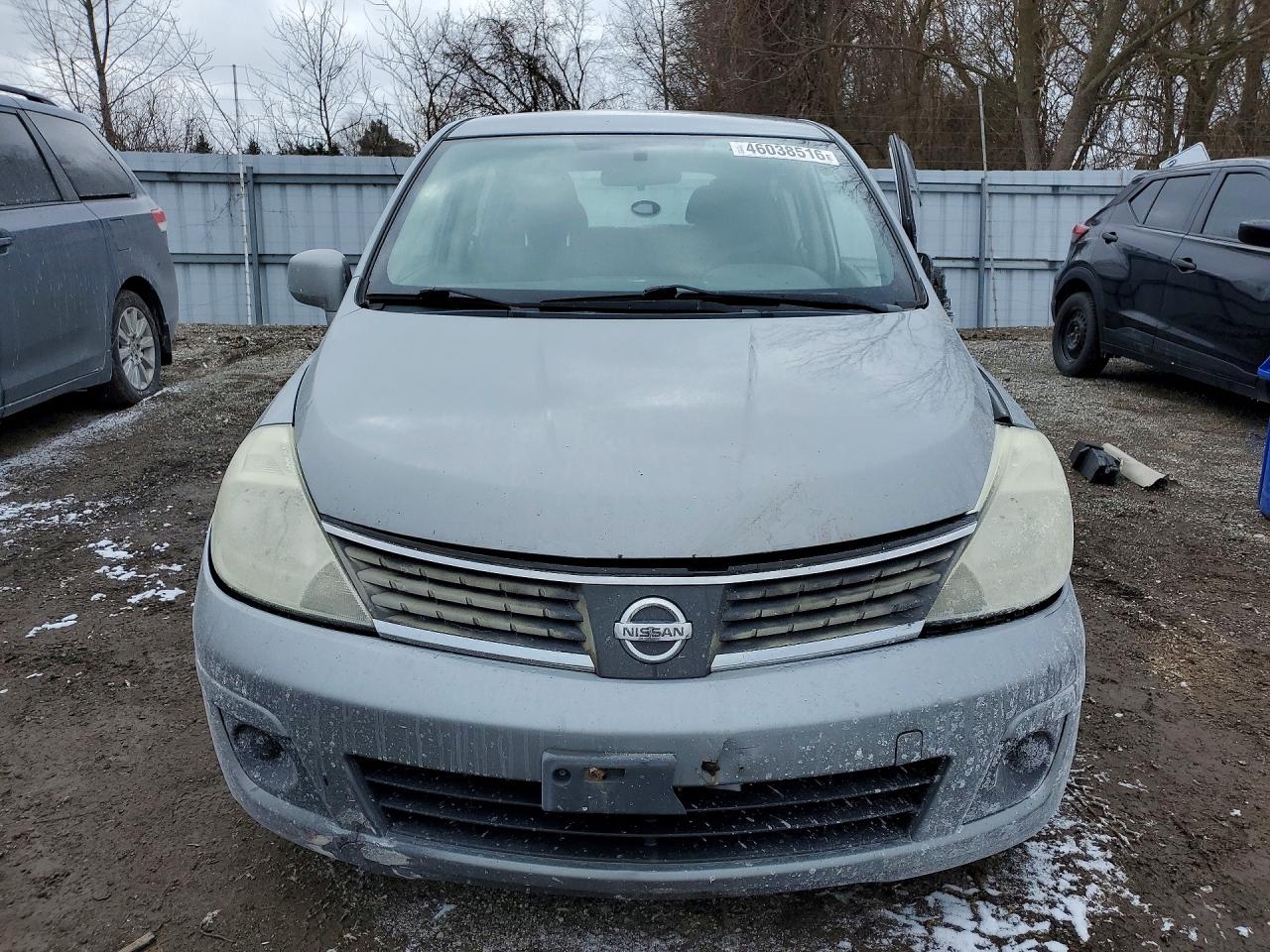 2008 Nissan Versa Gray vin: 3N1BC13E68L436088