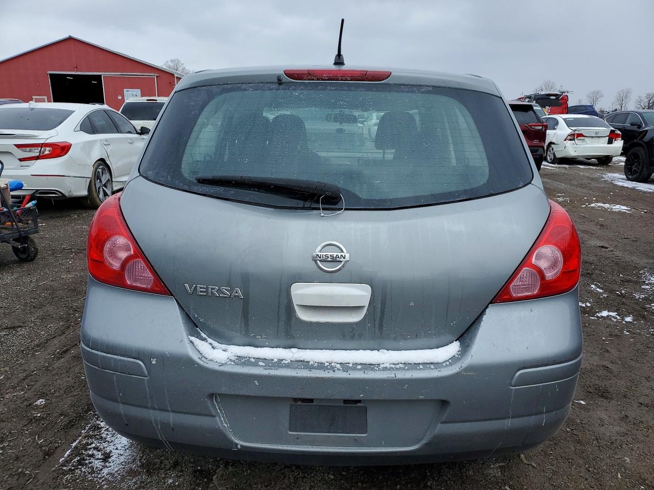 2008 Nissan Versa Gray vin: 3N1BC13E68L436088