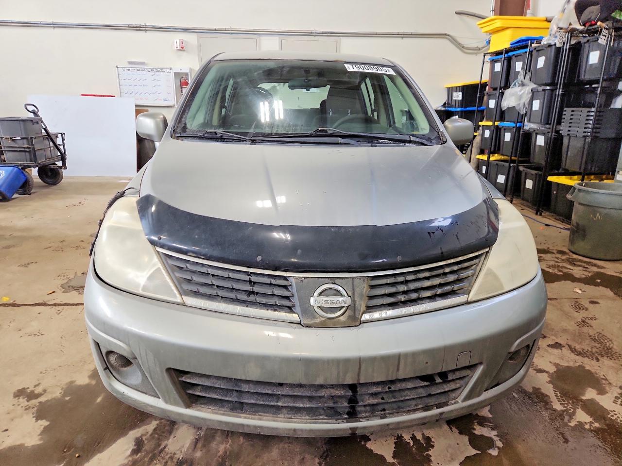 2008 Nissan Versa 1.8 S Silver vin: 3N1BC13E68L452954