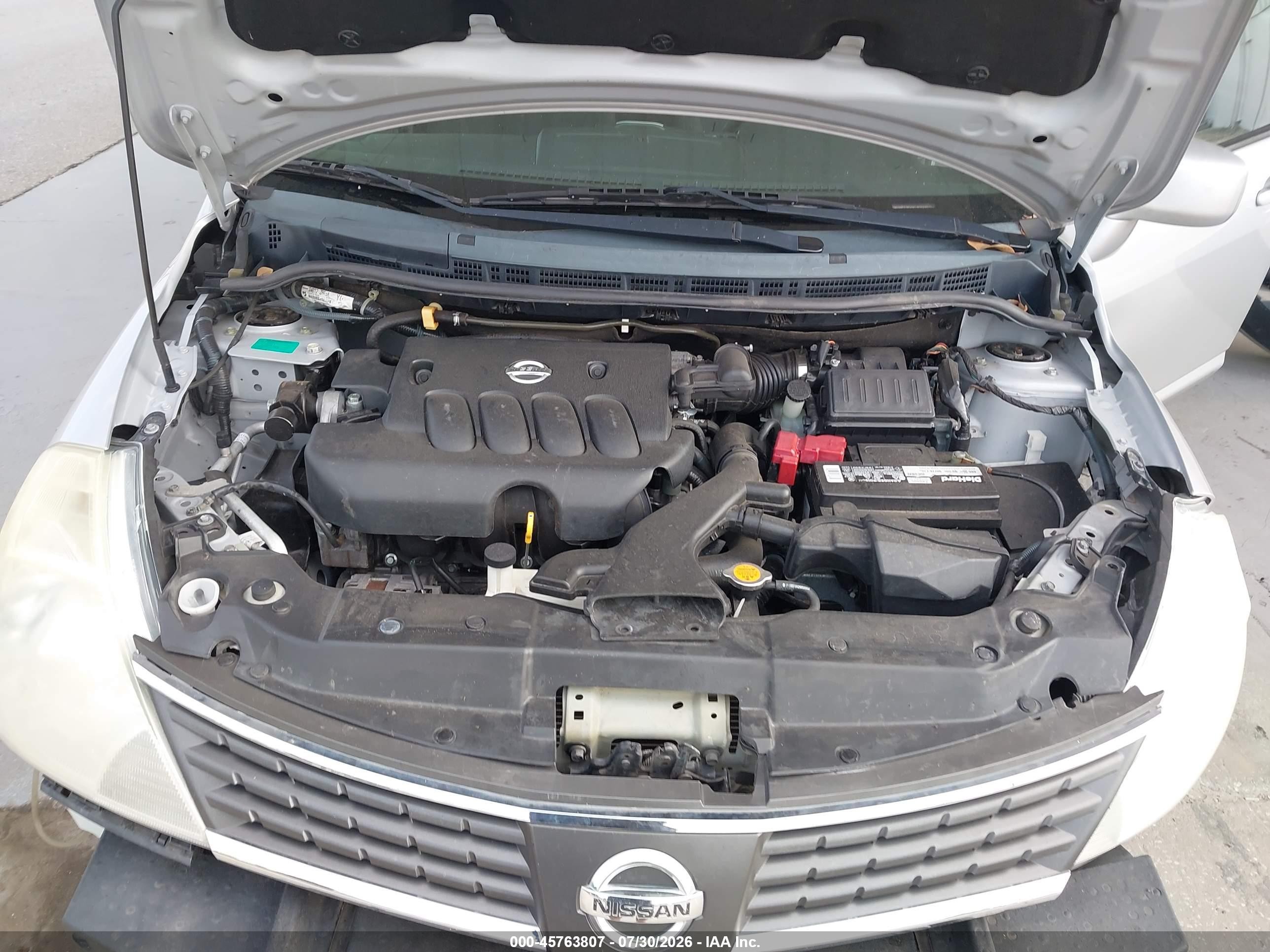 2008 Nissan Versa 1.8 S Silver vin: 3N1BC13E68L456681