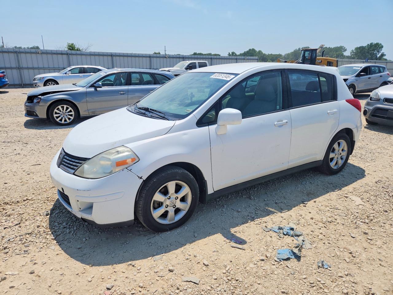 2009 Nissan Versa 1.8 S White vin: 3N1BC13E69L367842