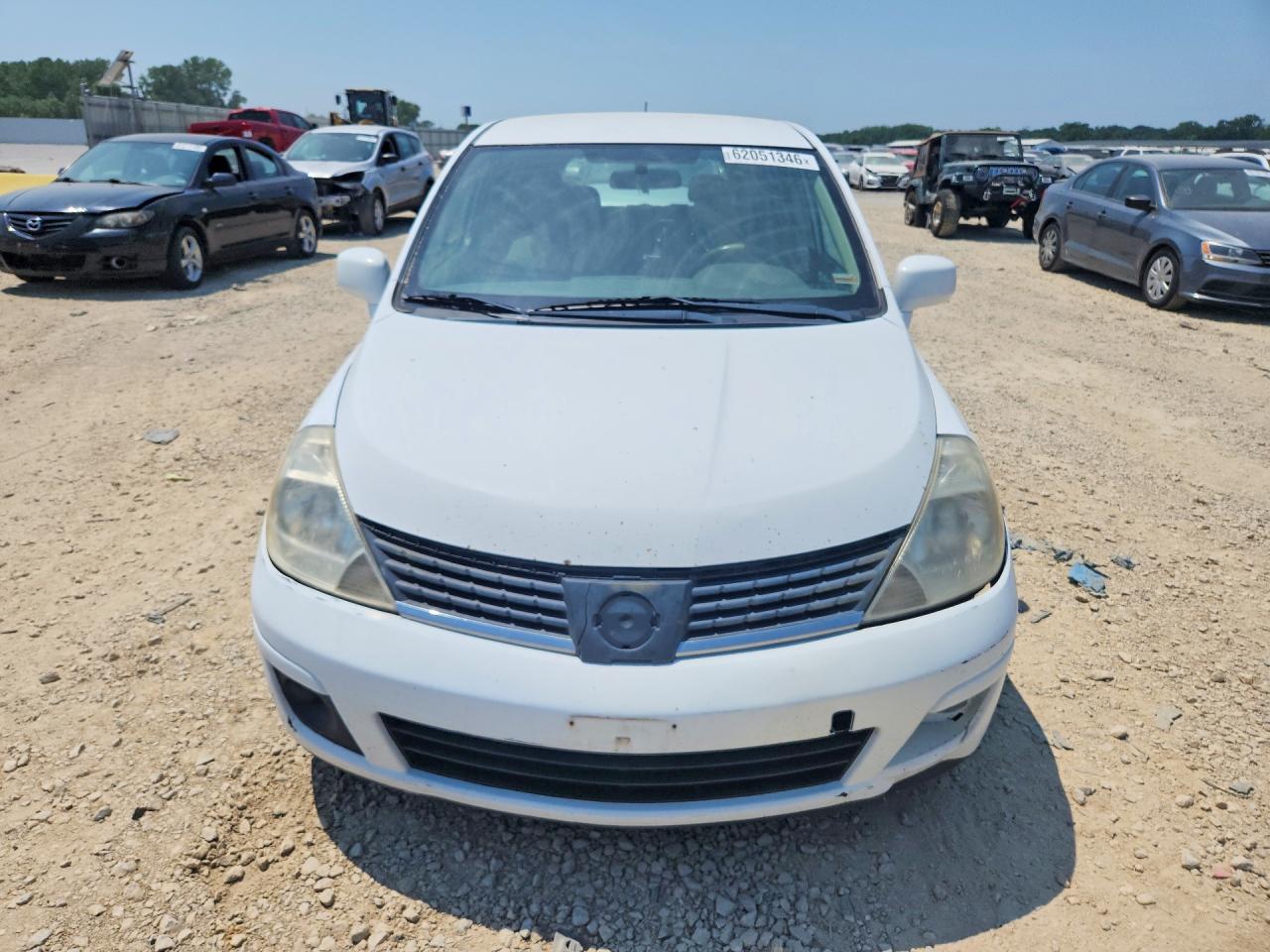2009 Nissan Versa 1.8 S White vin: 3N1BC13E69L367842