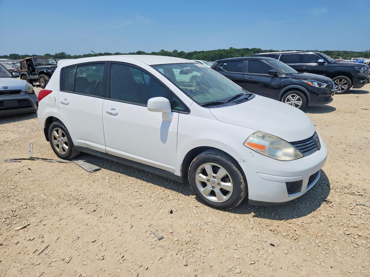 2009 Nissan Versa 1.8 S White vin: 3N1BC13E69L367842