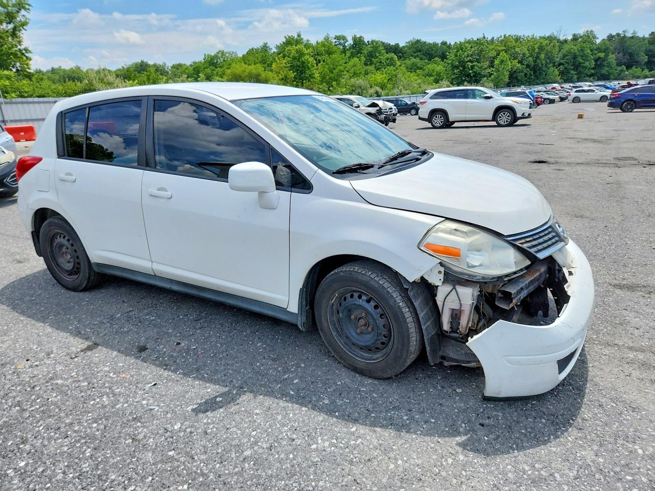 2009 Nissan Versa 1.8 S White vin: 3N1BC13E69L401262
