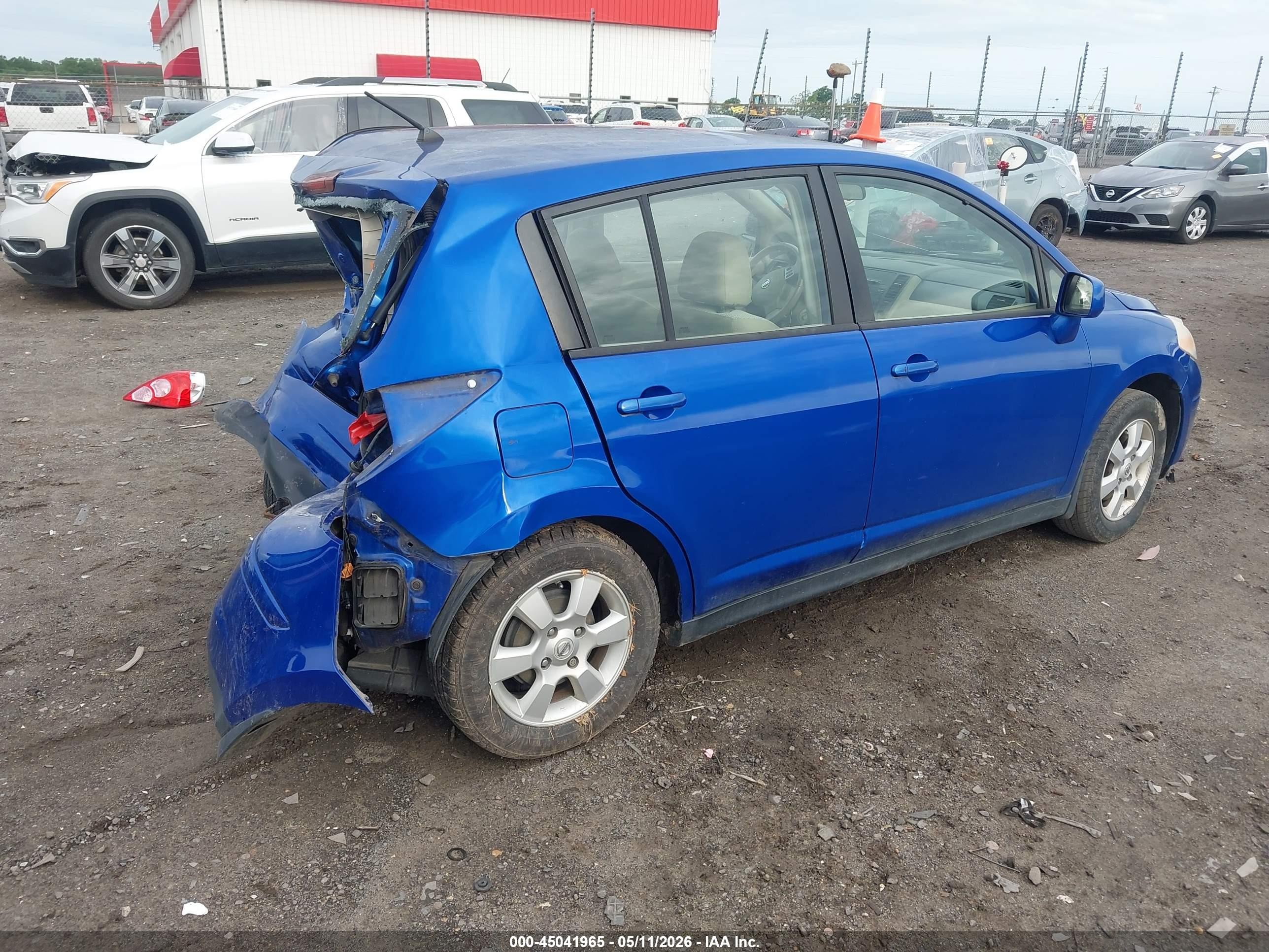 2009 Nissan Versa 1.8sl Blue vin: 3N1BC13E69L408339