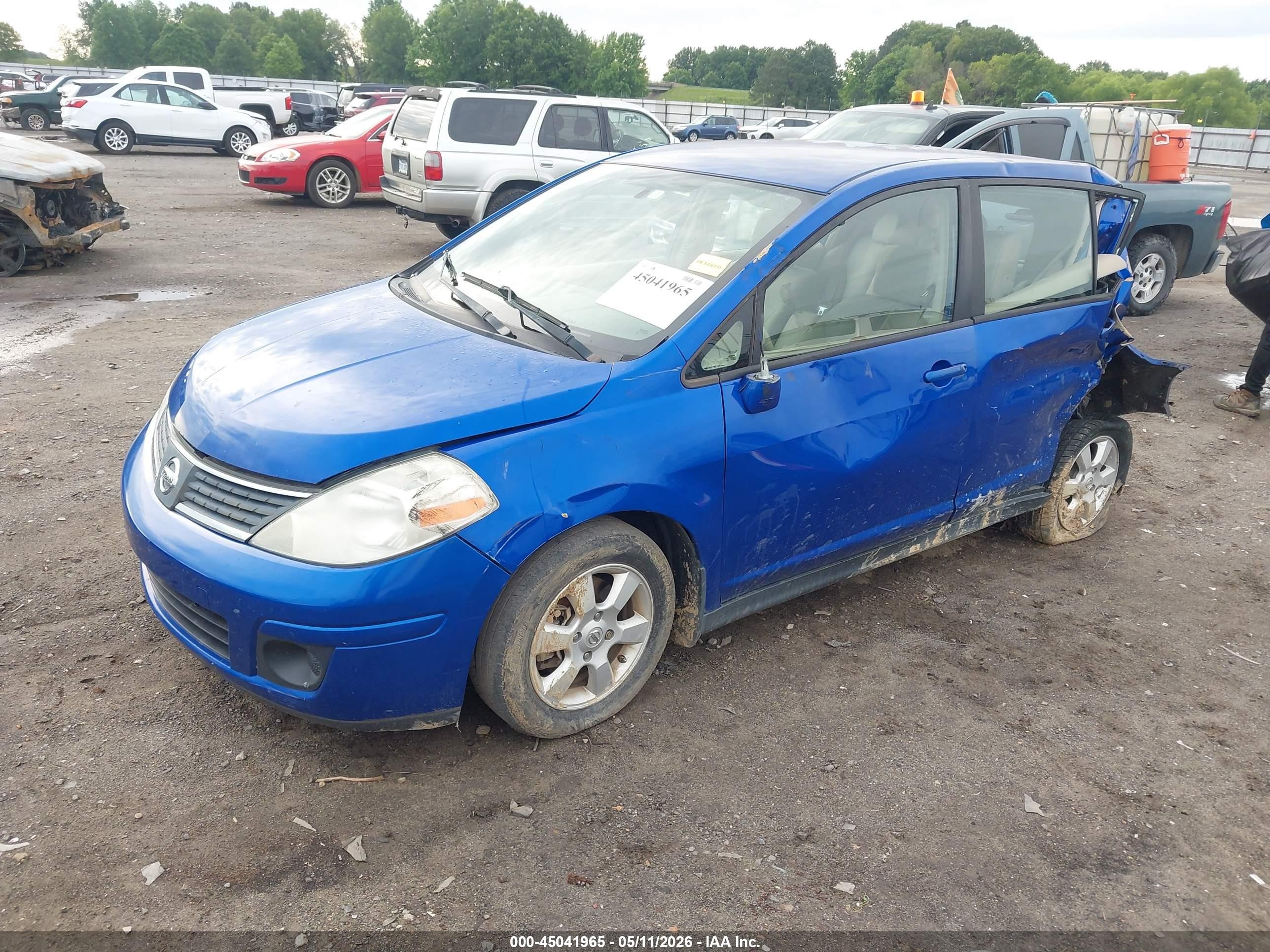 2009 Nissan Versa 1.8sl Blue vin: 3N1BC13E69L408339