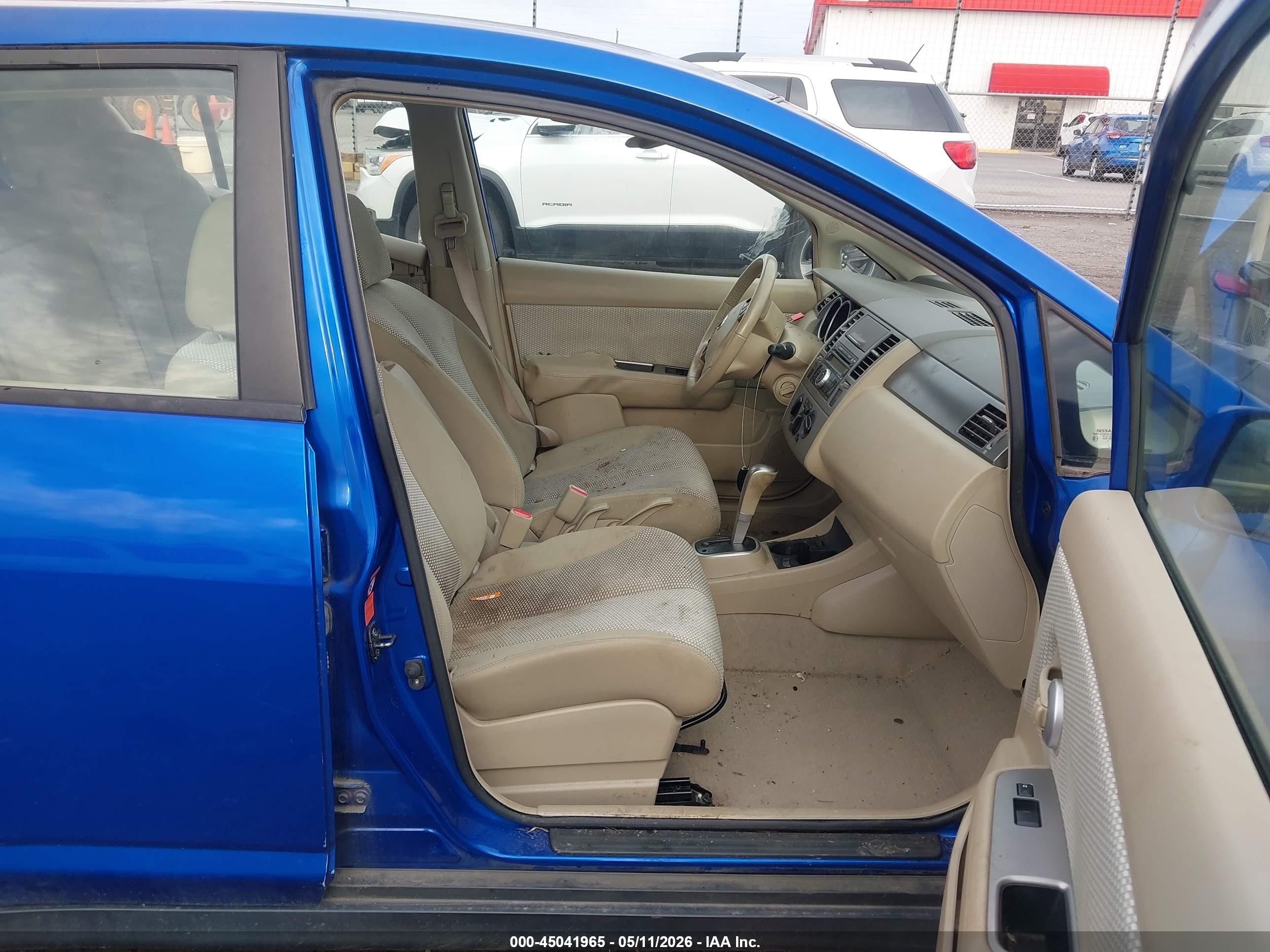 2009 Nissan Versa 1.8sl Blue vin: 3N1BC13E69L408339