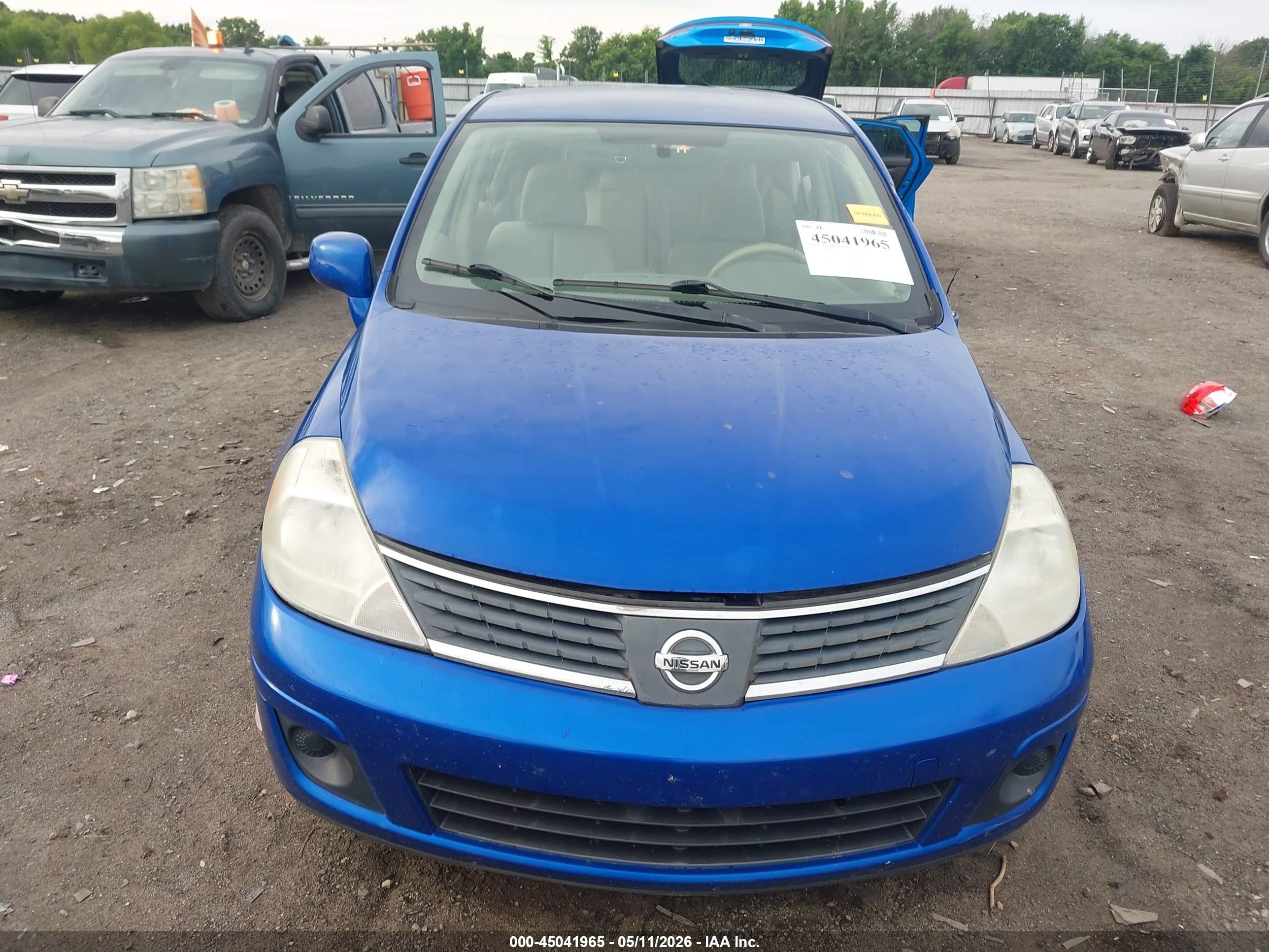 2009 Nissan Versa 1.8sl Blue vin: 3N1BC13E69L408339