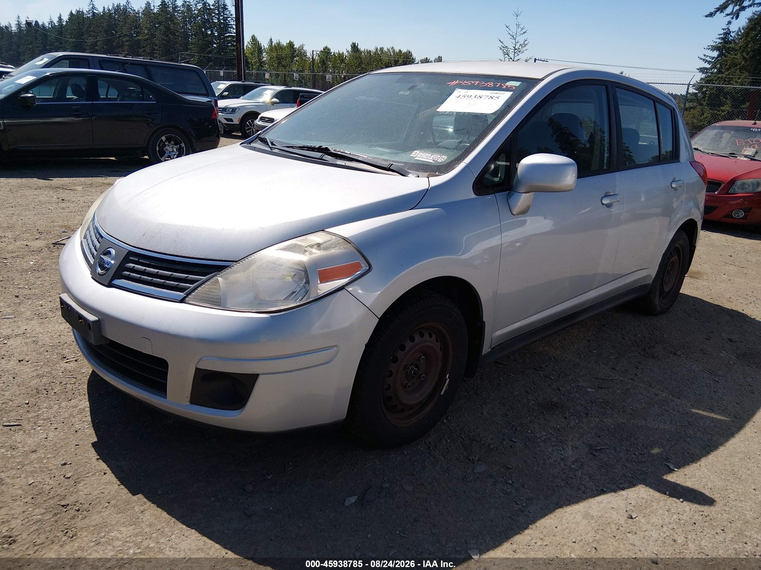 2009 Nissan Versa 1.8s Silver vin: 3N1BC13E69L426145
