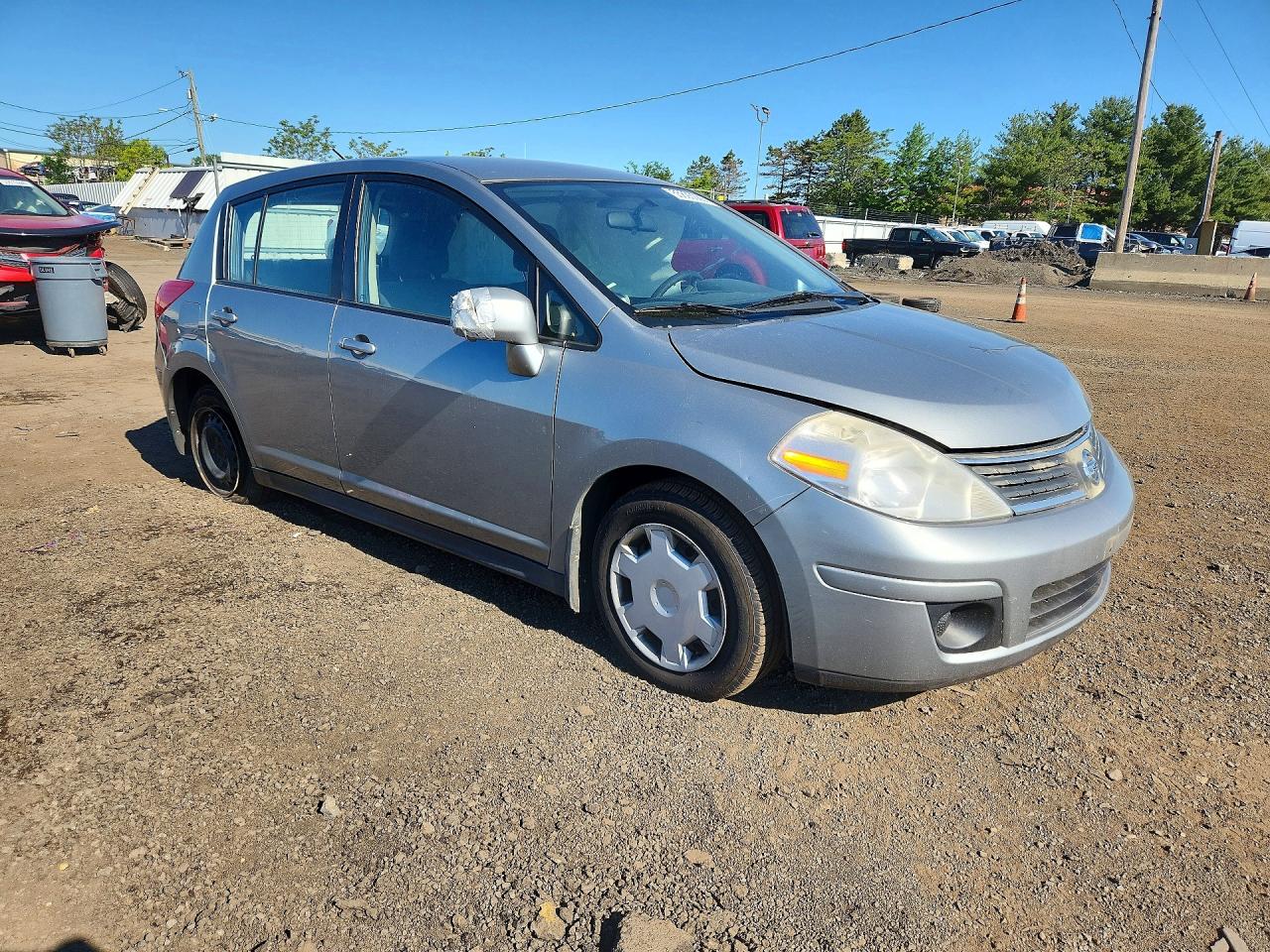 2009 Nissan Versa 1.8 S Silver vin: 3N1BC13E69L443706