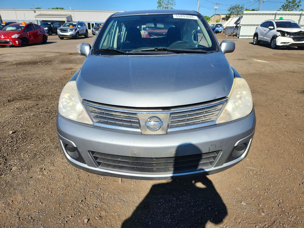 2009 Nissan Versa 1.8 S Silver vin: 3N1BC13E69L443706