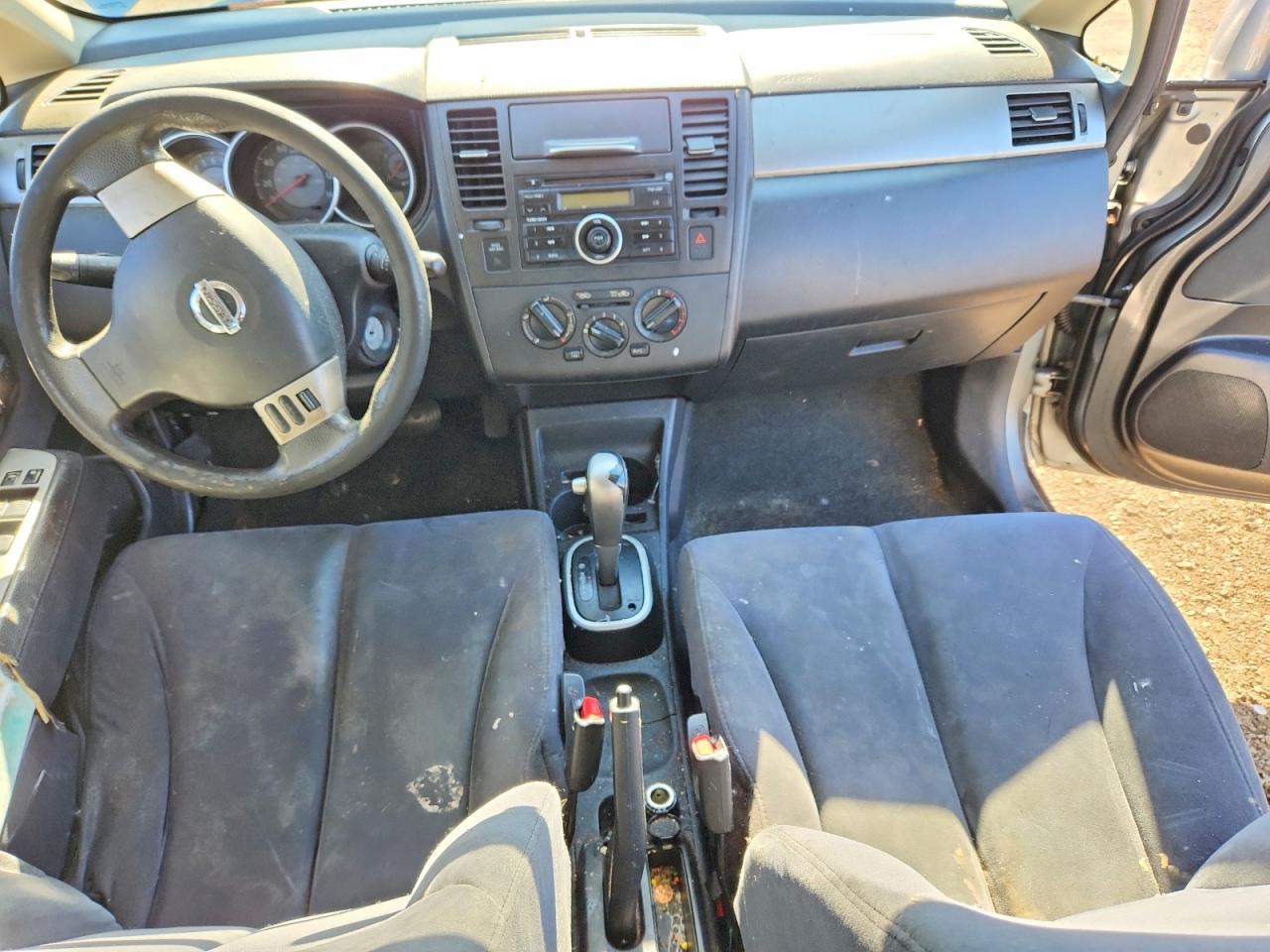 2009 Nissan Versa 1.8 S Silver vin: 3N1BC13E69L443706