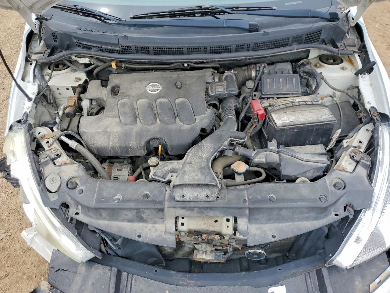 2009 Nissan Versa 1.8 S White vin: 3N1BC13E69L472767