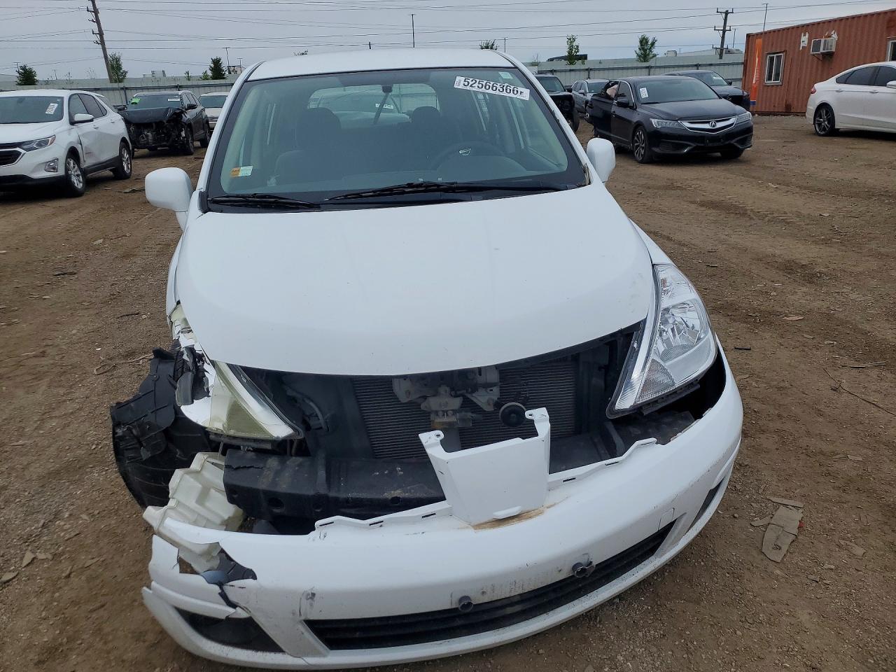 2009 Nissan Versa 1.8 S White vin: 3N1BC13E69L472767