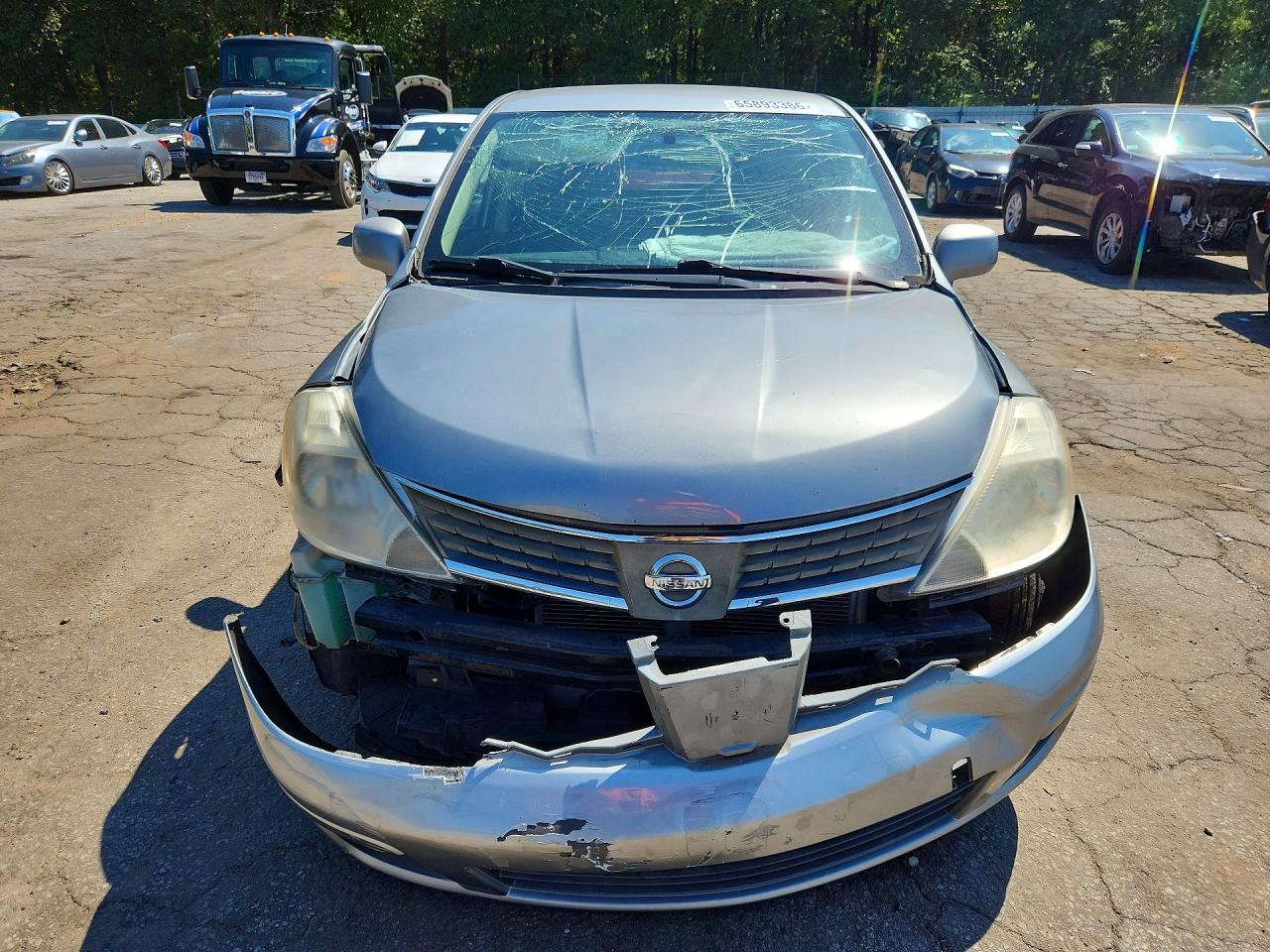 2009 Nissan Versa 1.8 S Silver vin: 3N1BC13E69L496261