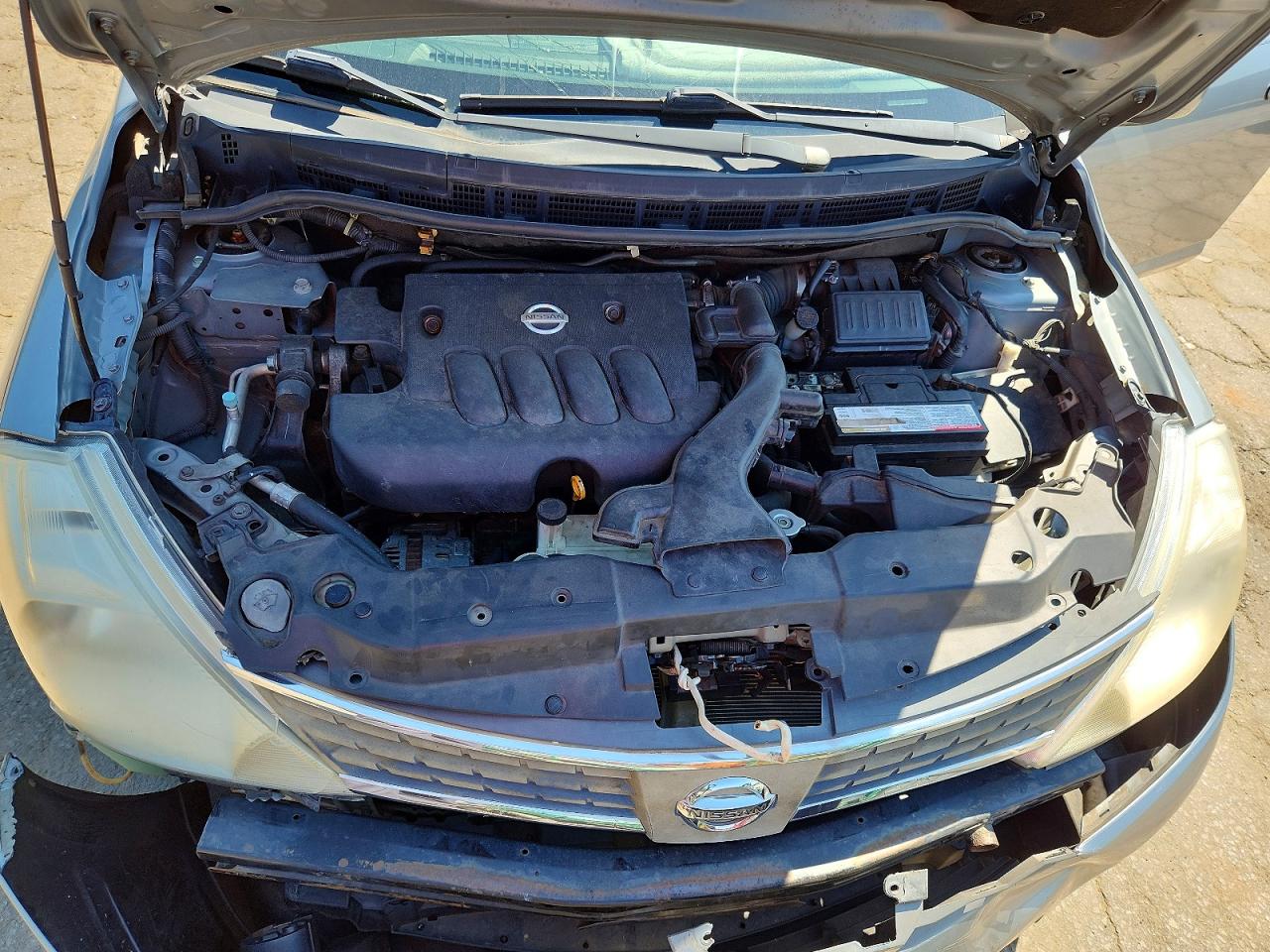 2009 Nissan Versa 1.8 S Silver vin: 3N1BC13E69L496261