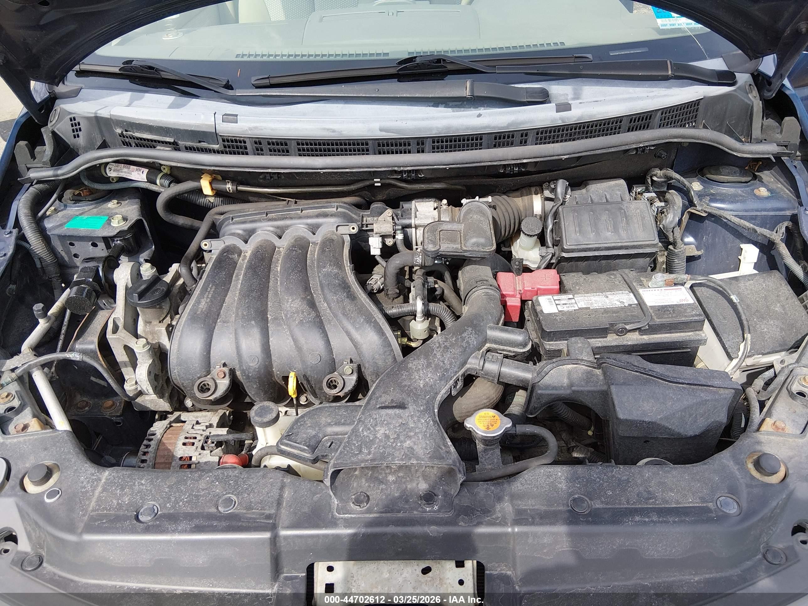 2007 Nissan Versa 1.8sl Blue vin: 3N1BC13E77L357088