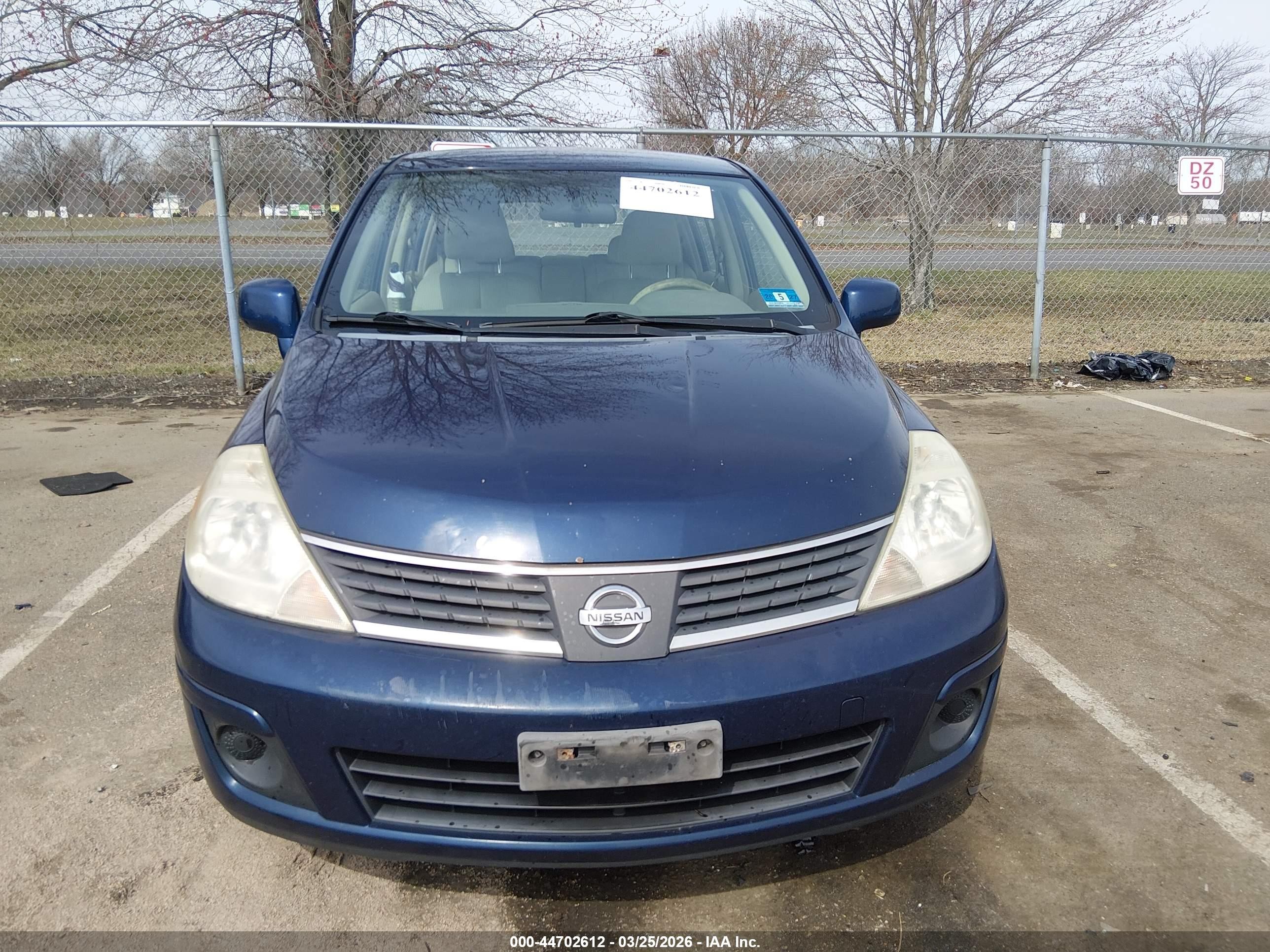 2007 Nissan Versa 1.8sl Blue vin: 3N1BC13E77L357088