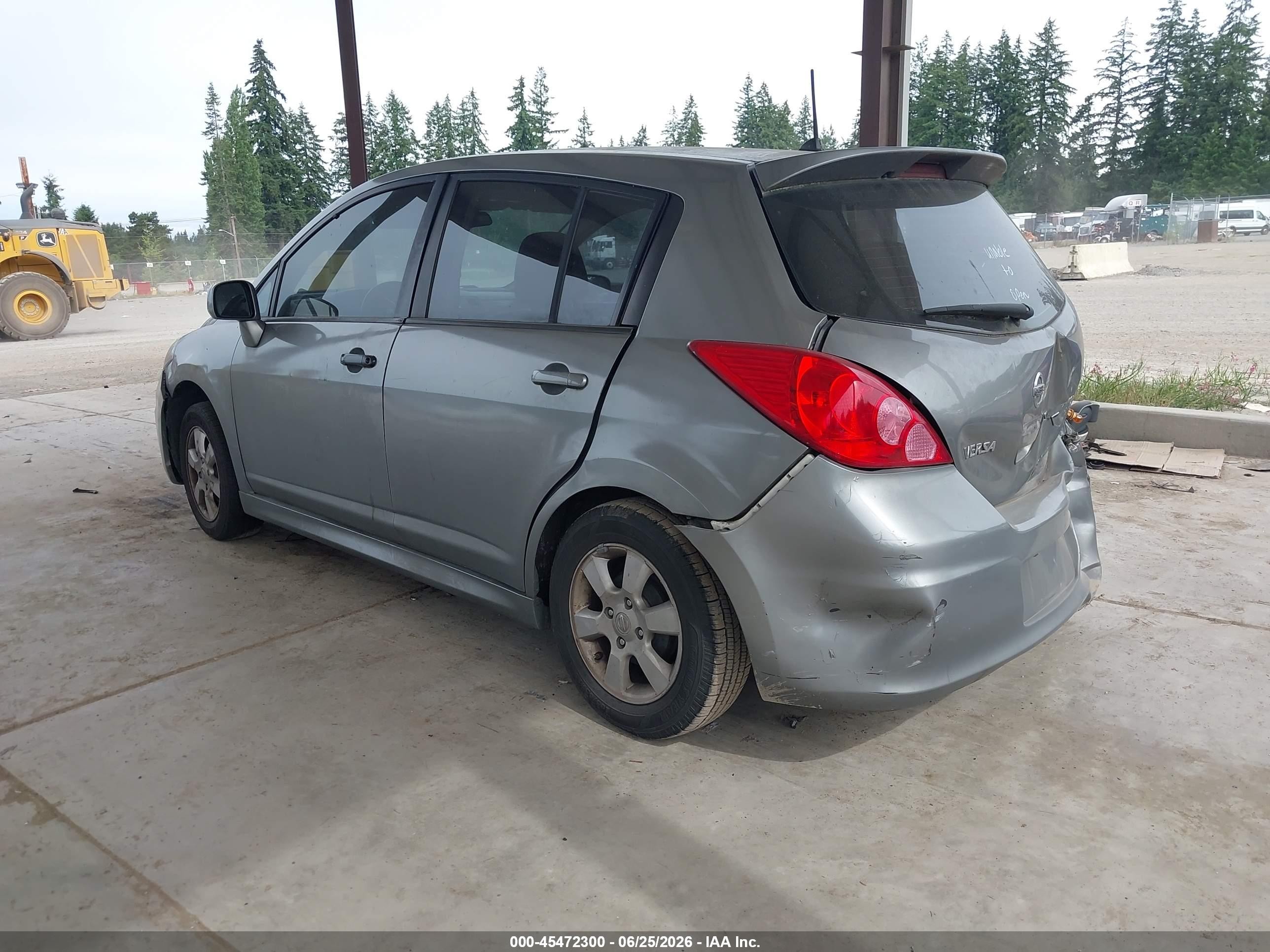 2007 Nissan Versa 1.8sl Silver vin: 3N1BC13E77L416351
