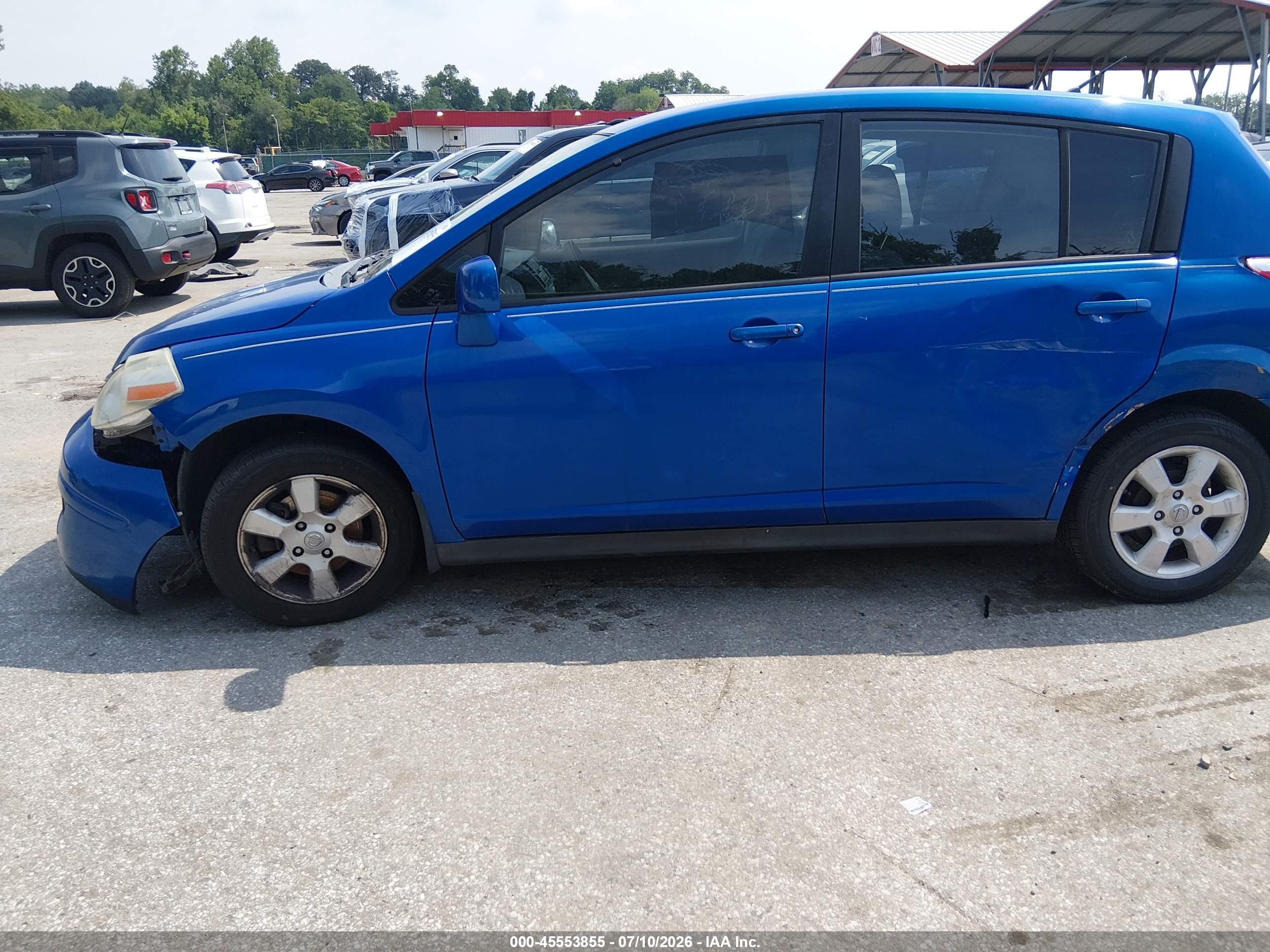 2007 Nissan Versa 1.8sl Blue vin: 3N1BC13E77L420593