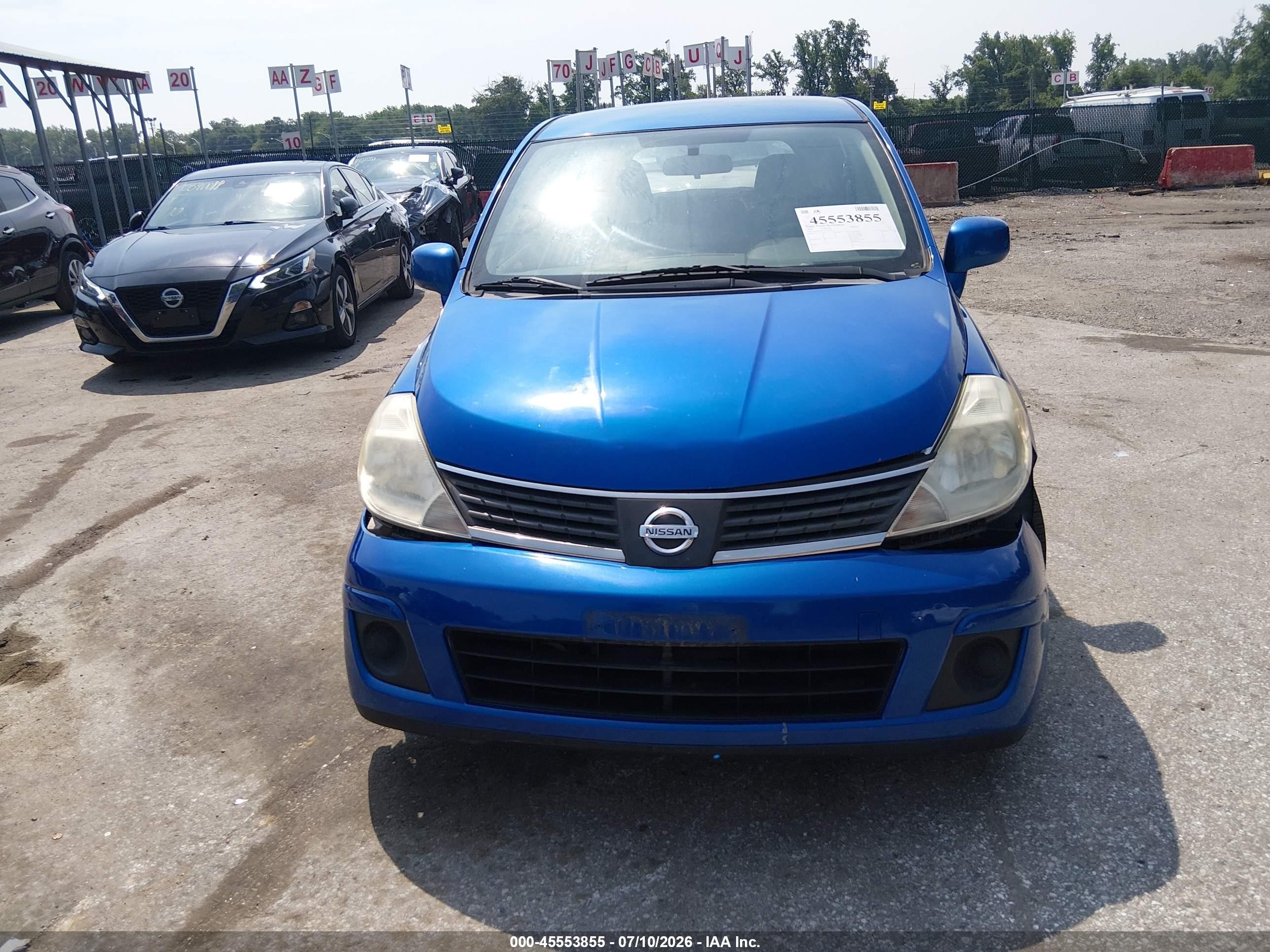2007 Nissan Versa 1.8sl Blue vin: 3N1BC13E77L420593