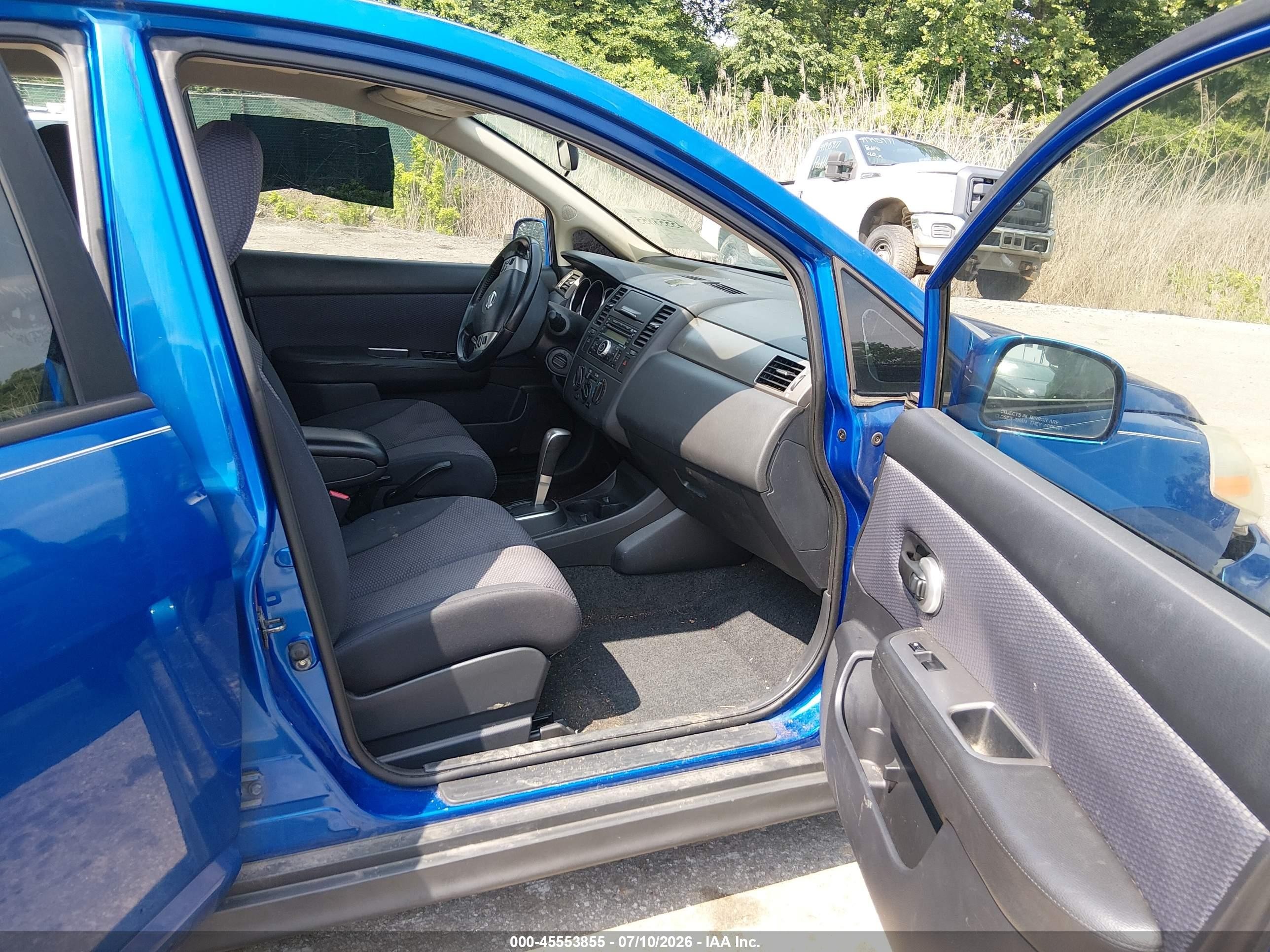 2007 Nissan Versa 1.8sl Blue vin: 3N1BC13E77L420593