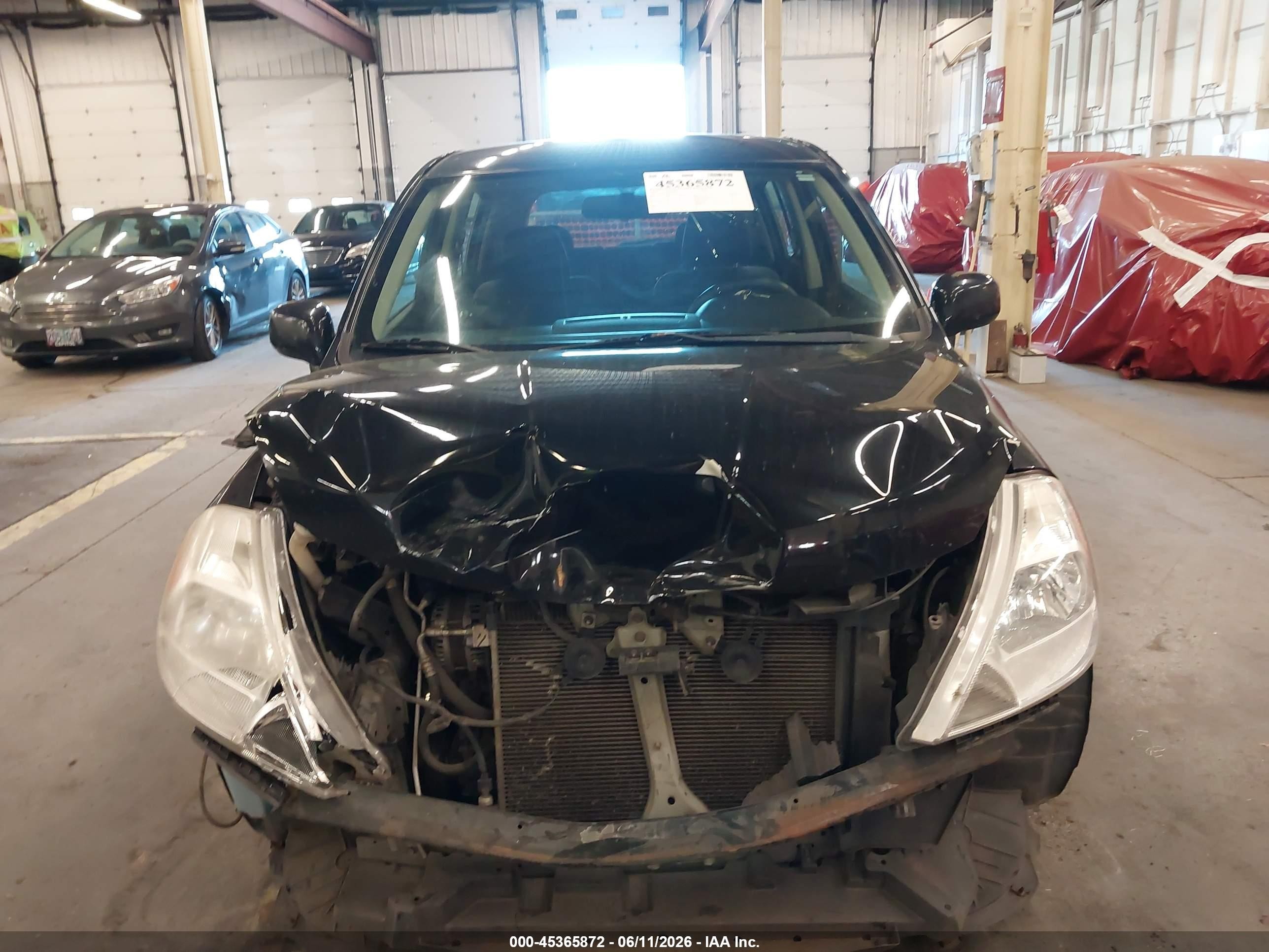 2007 Nissan Versa 1.8s Черный vin: 3N1BC13E77L431612