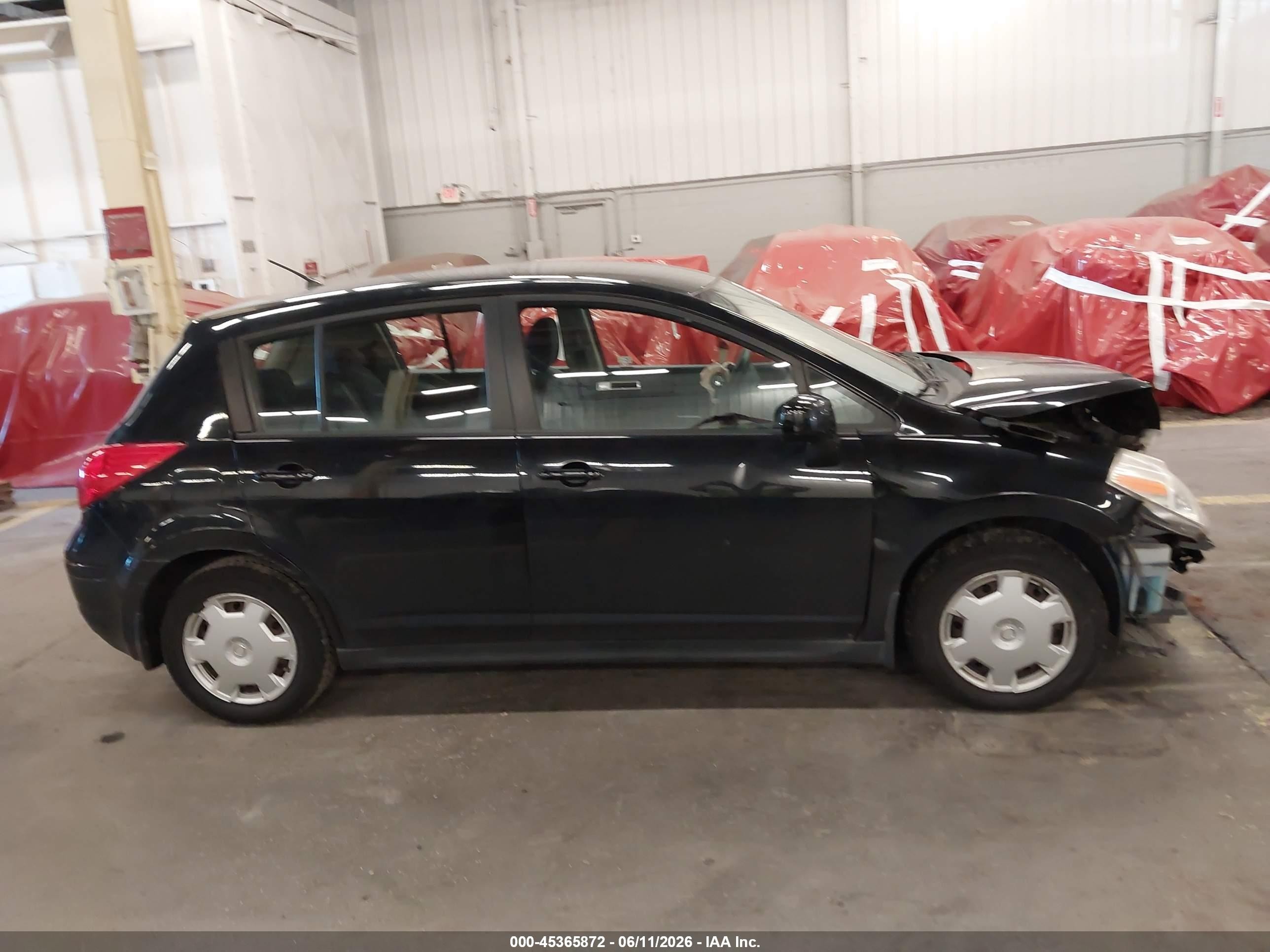 2007 Nissan Versa 1.8s Черный vin: 3N1BC13E77L431612