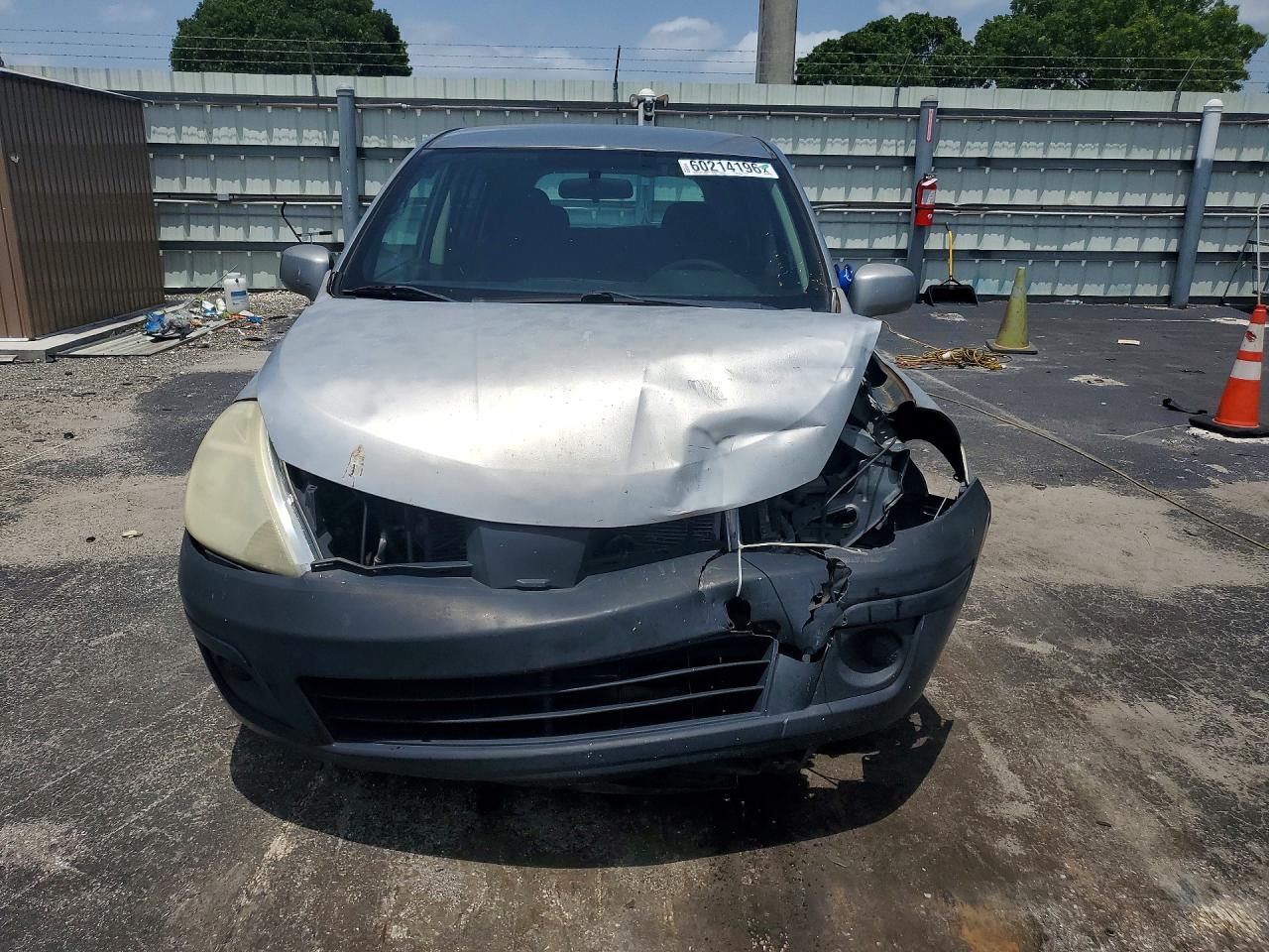 2007 Nissan Versa 1.8 S Gray vin: 3N1BC13E77L440827