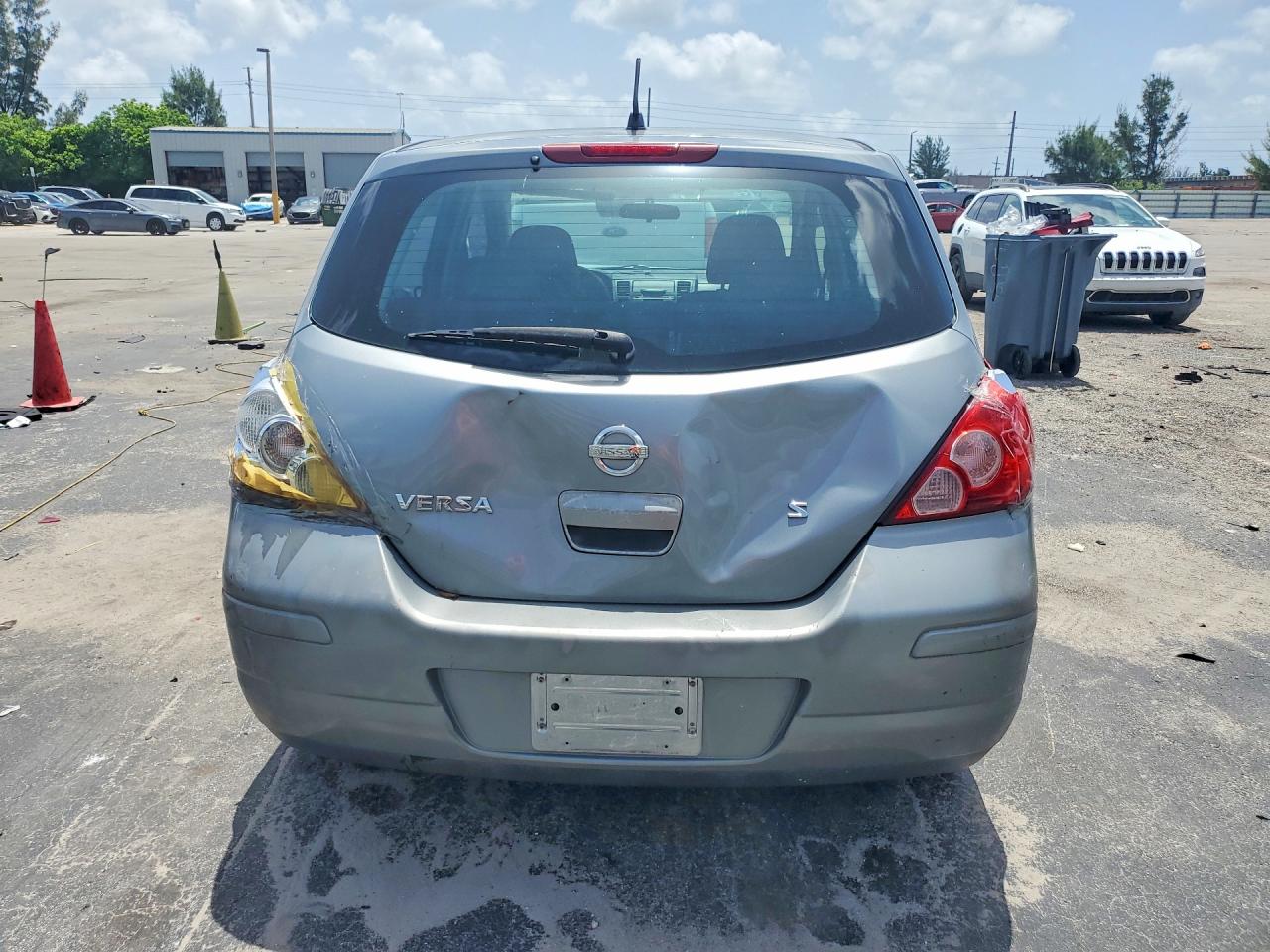 2007 Nissan Versa 1.8 S Gray vin: 3N1BC13E77L440827