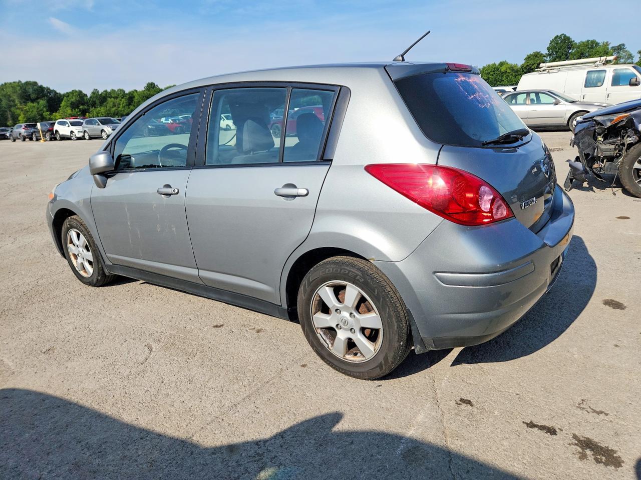 2007 Nissan Versa 1.8 S Gray vin: 3N1BC13E77L450547